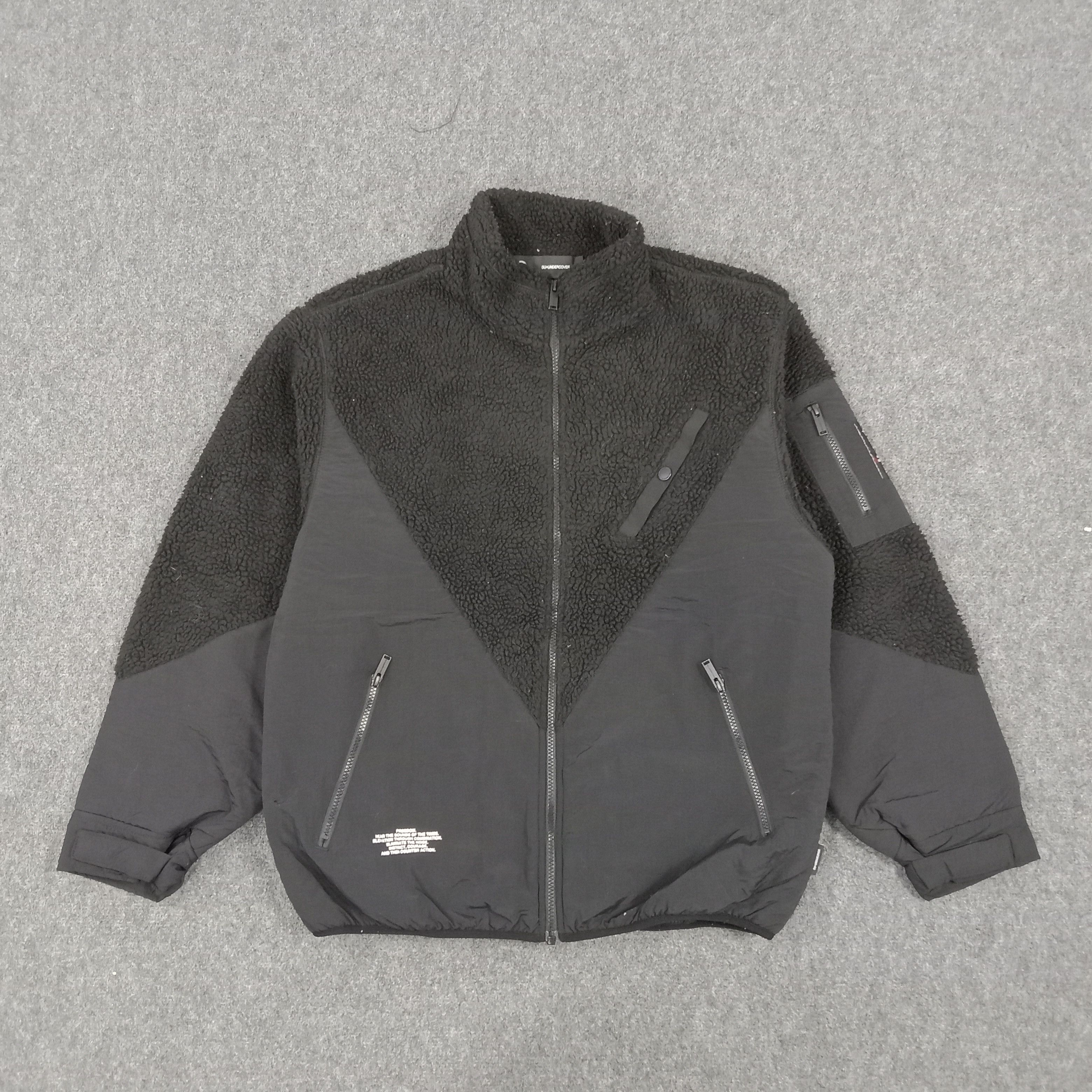 GU × Undercover × Vintage Gu X Undercover Japanese Brand Sherpa Jacket Size US L / EU 52-54 / 3 - 3 Thumbnail