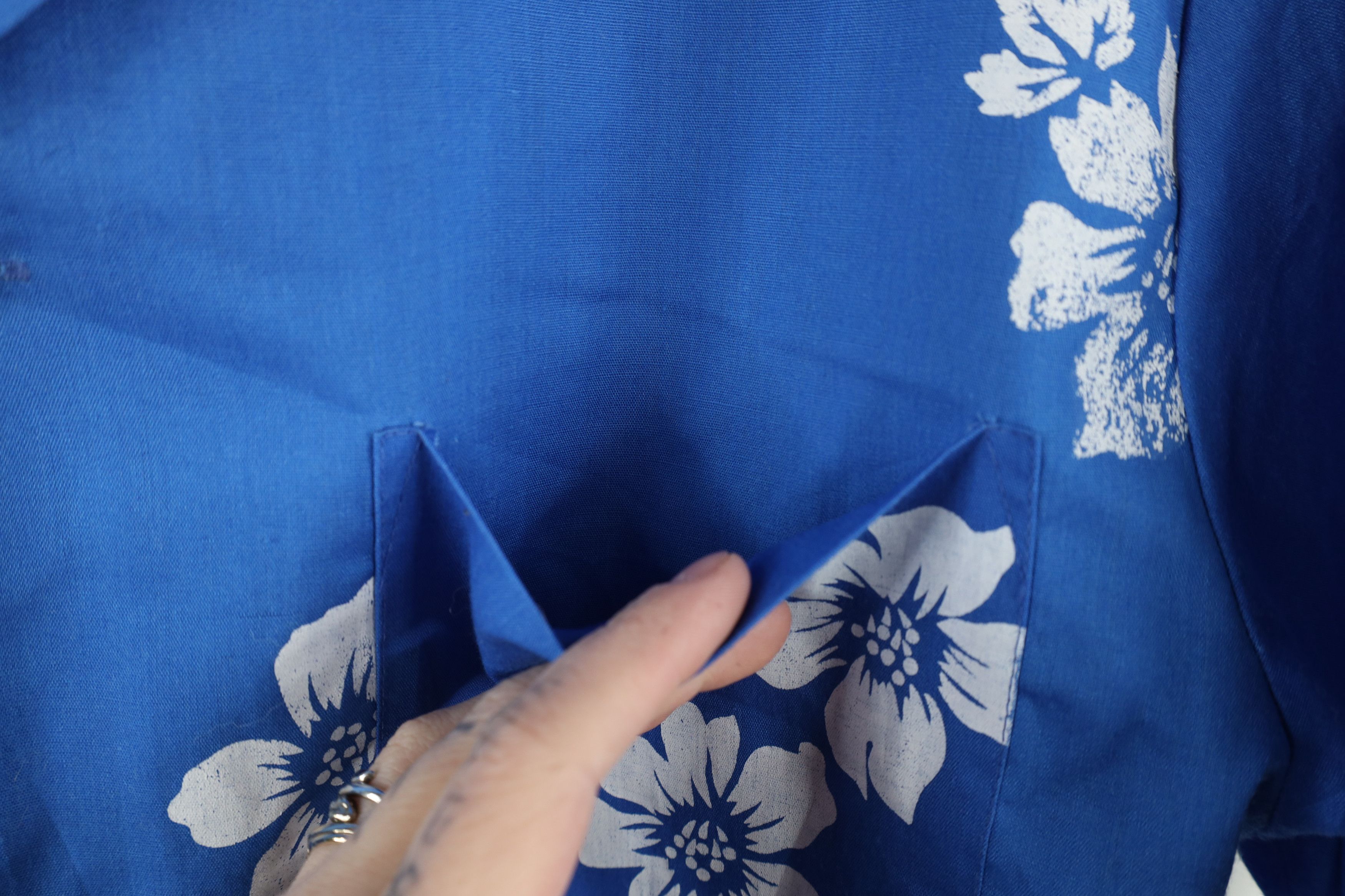 Vintage Vintage 60s 70s Streetwear Hawaiian Luau Button Shirt USA Size US M / EU 48-50 / 2 - 6 Thumbnail
