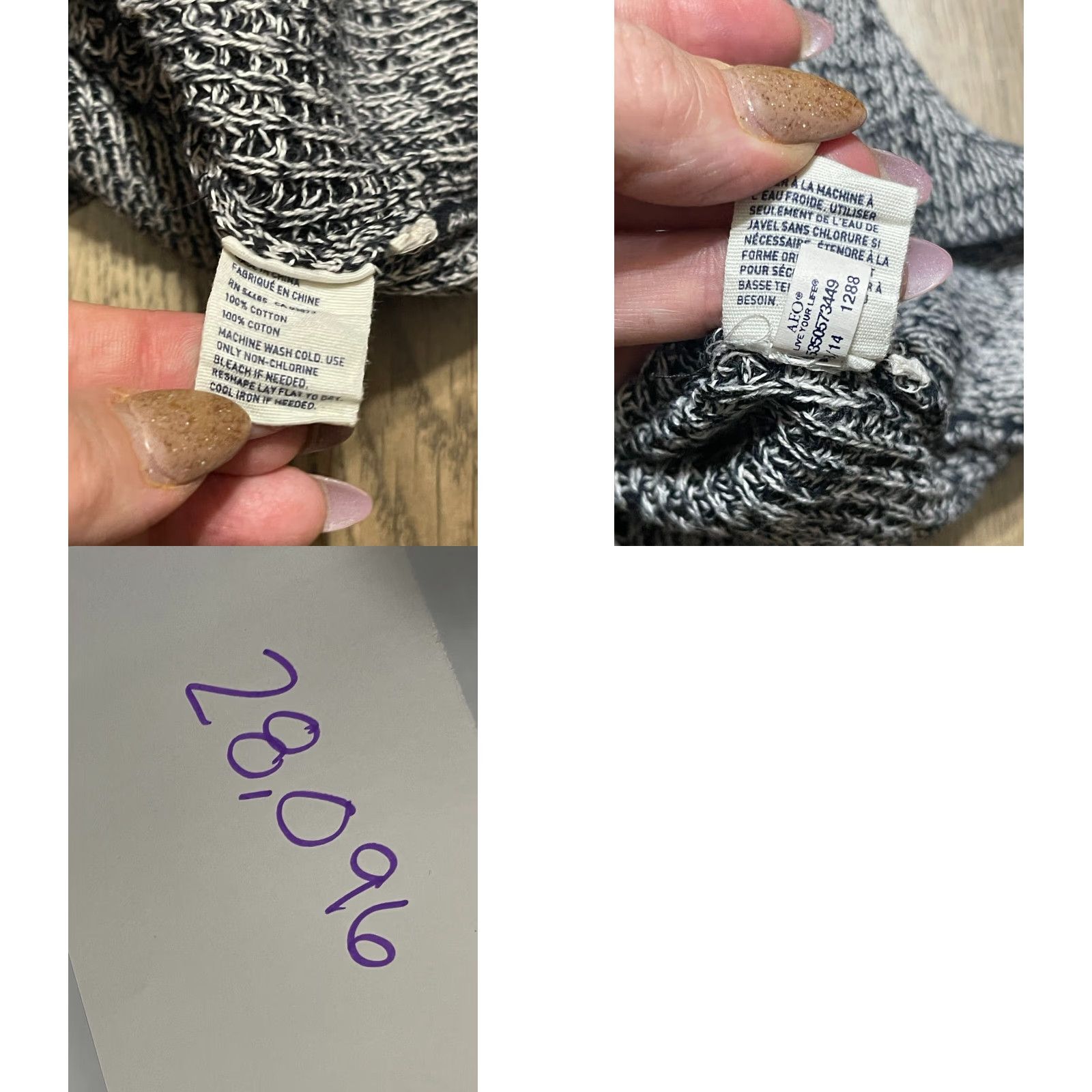 American Eagle Outfitters American Eagle Outfitters Sweater Women's XS Pullover Crew Neck Long Sleeve White Black Casual Fall Spring Summer Womens XS Pullover Sweater Size XS / US 0-2 / IT 36-38 - 8 Thumbnail