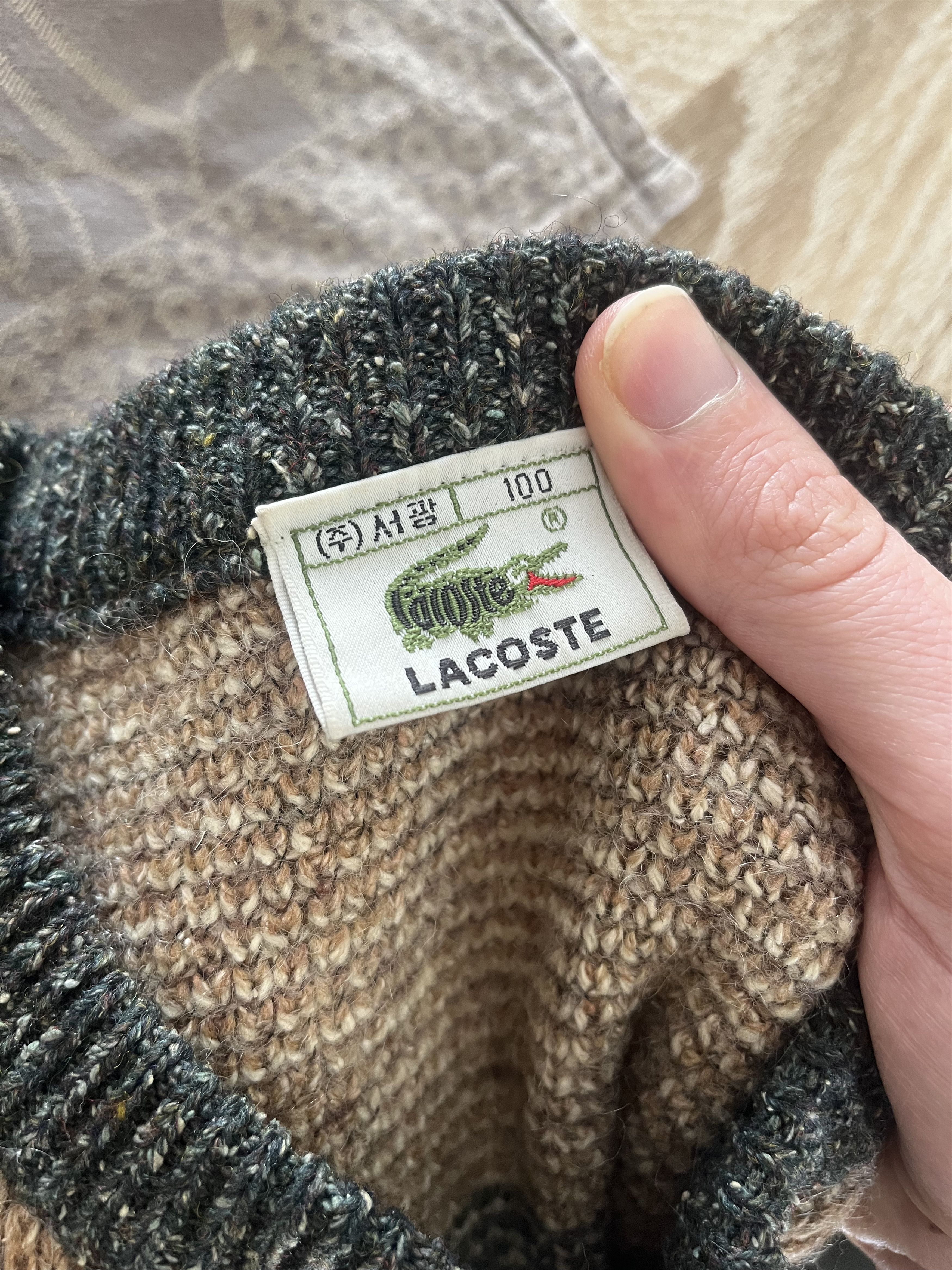 Lacoste Vintage 80s Lacoste Knit Sweater – Rare Asian Market Piece Size US M / EU 48-50 / 2 - 4 Thumbnail