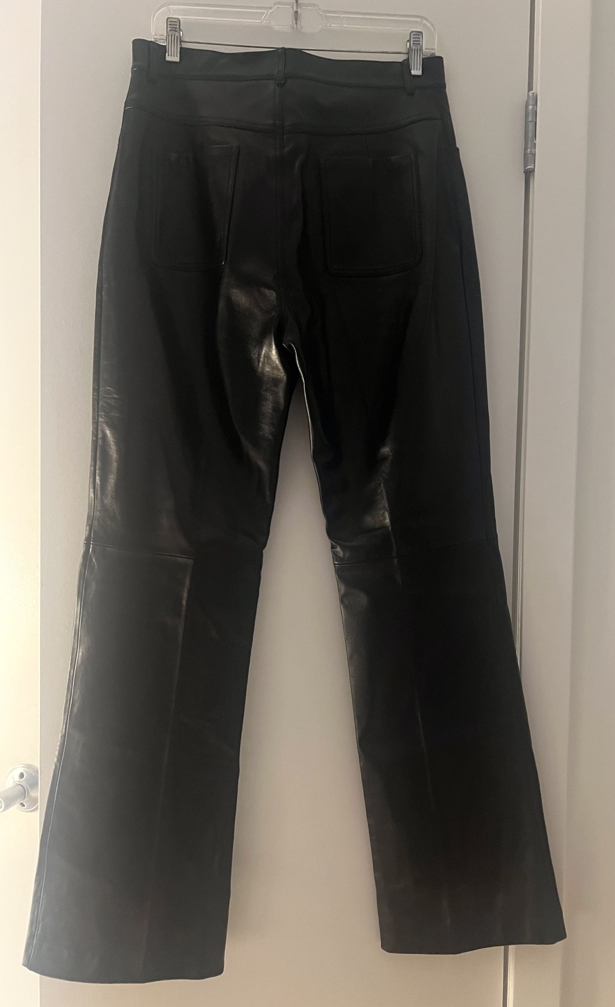 Sandro Sandro Leather Pants, New with Tags Size 30" / US 8 / IT 44 - 4 Thumbnail