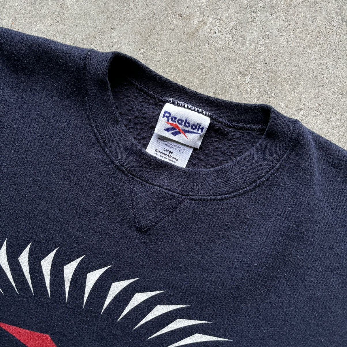 Japanese Brand × Reebok × Vintage vintage 90s REEBOK Logo Spellout sweatshirt Size US L / EU 52-54 / 3 - 8 Thumbnail