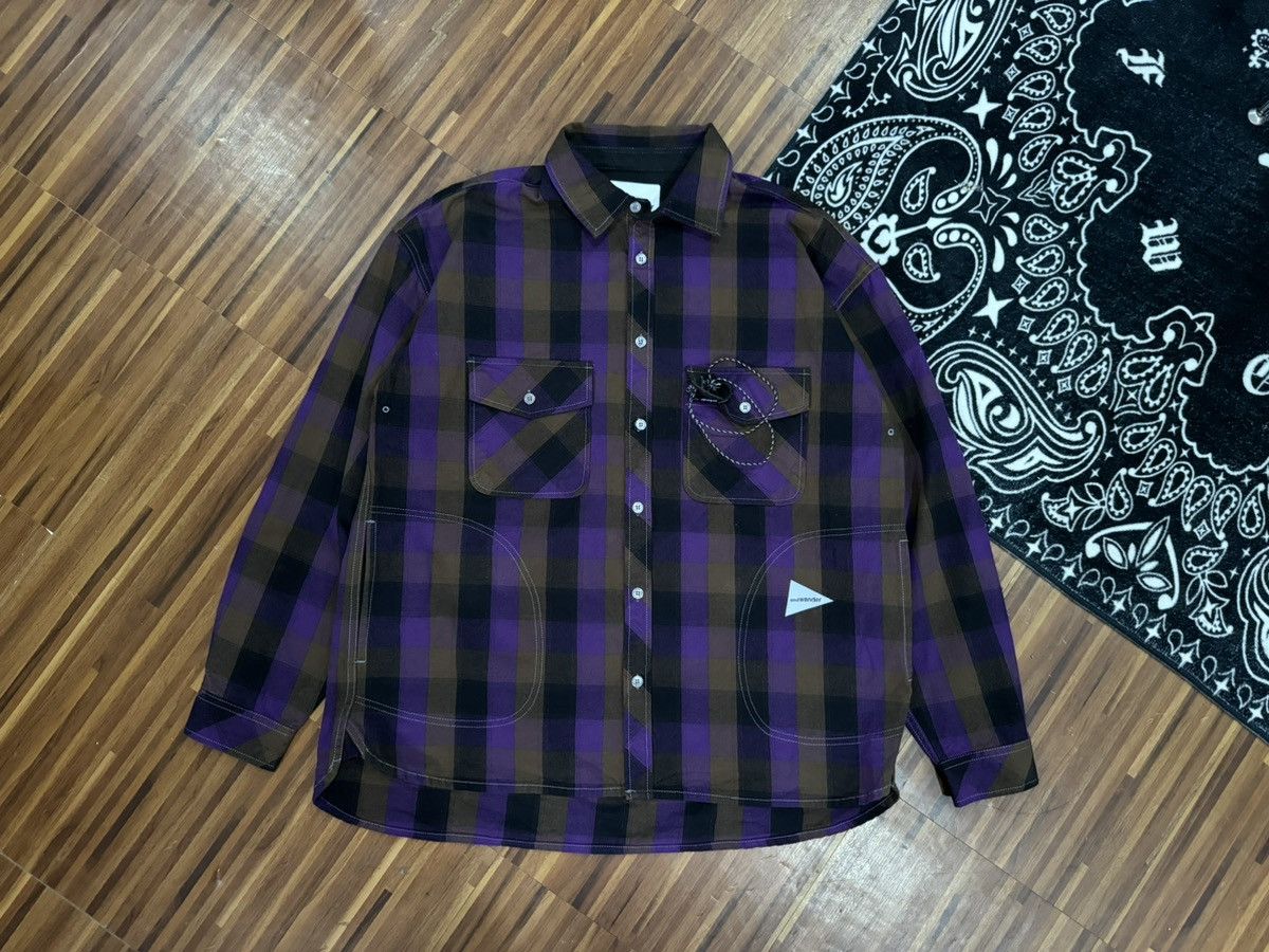 And Wander and wander thermonel check flannel Size US XL / EU 56 / 4 - 2 Thumbnail