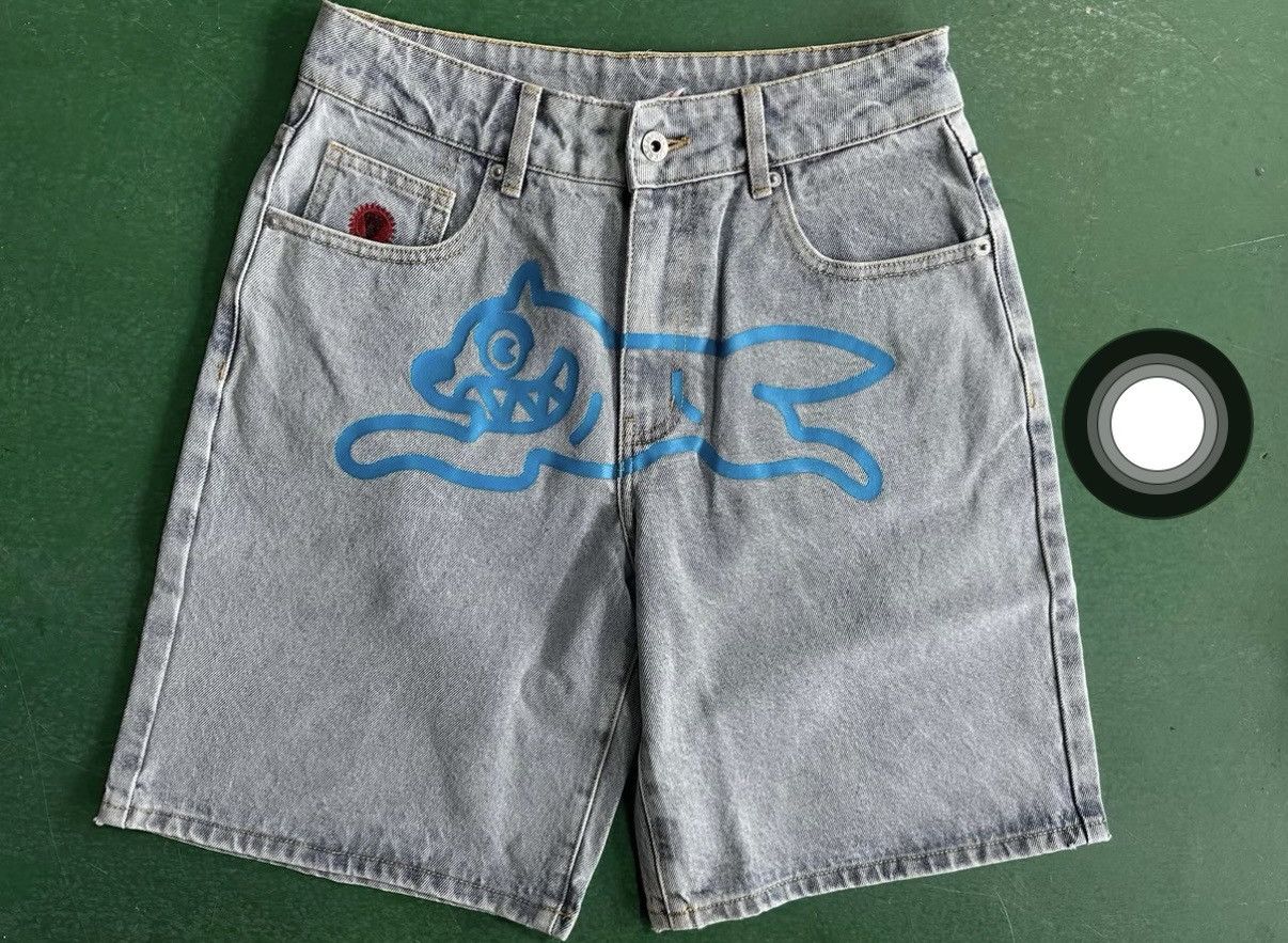 Billionaire Boys Club Billionaire Boys Club BBC Flying Dog Denim Shorts Size US 34 / EU 50 - 2 Thumbnail