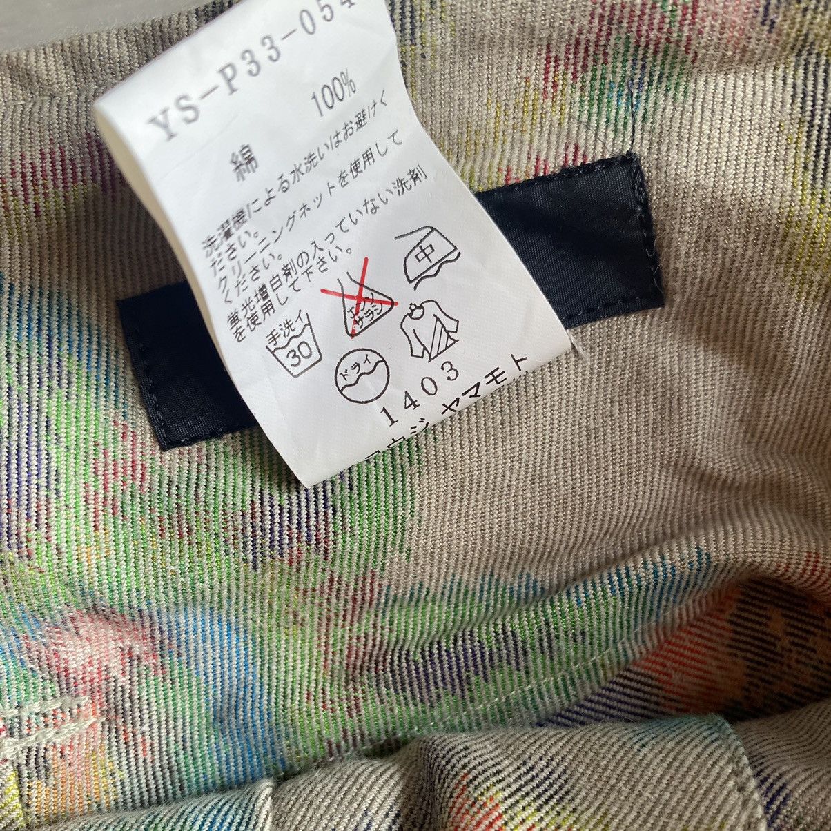 Yohji Yamamoto Y’s Cotton Floral Prints Cropped Pants Size US 32 / EU 48 - 6 Thumbnail