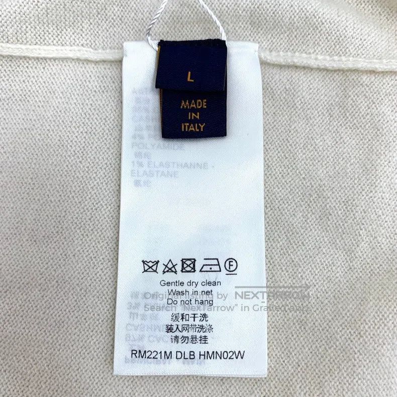 Louis Vuitton Louis Vuitton Nigo Signature 22 Off-White Cashmere Crew Ne Size US L / EU 52-54 / 3 - 6 Thumbnail