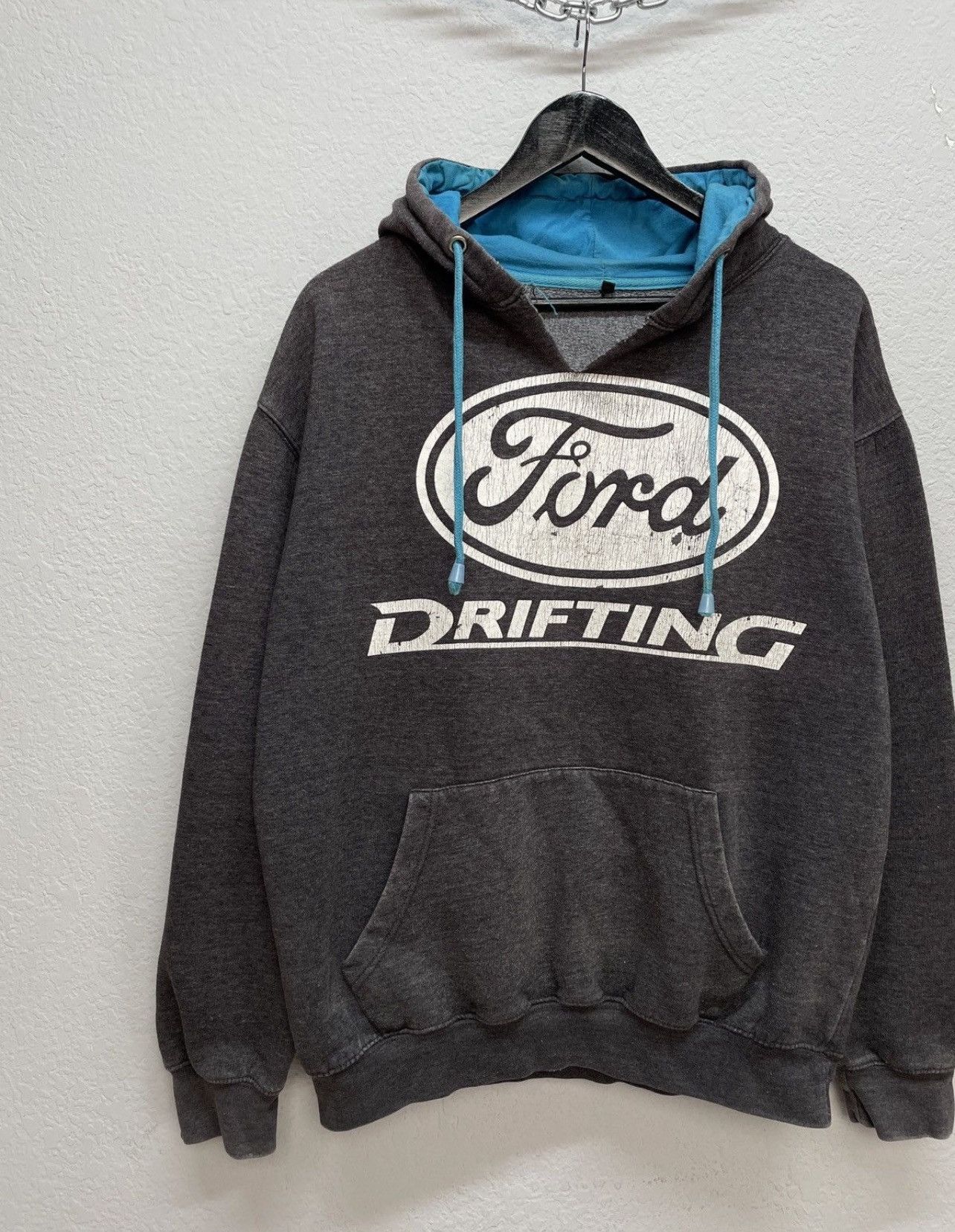 NASCAR Vintage Y2K Ford Drifting Baggy Fit Sun Faded Boxy Hoodie Size US M / EU 48-50 / 2 - 3 Thumbnail