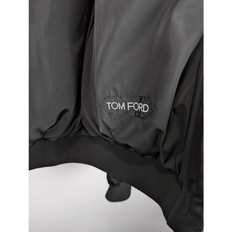 Tom Ford o1rshd1 Hooded Bomber Jacket in Black Size US M / EU 48-50 / 2 - 12 Thumbnail