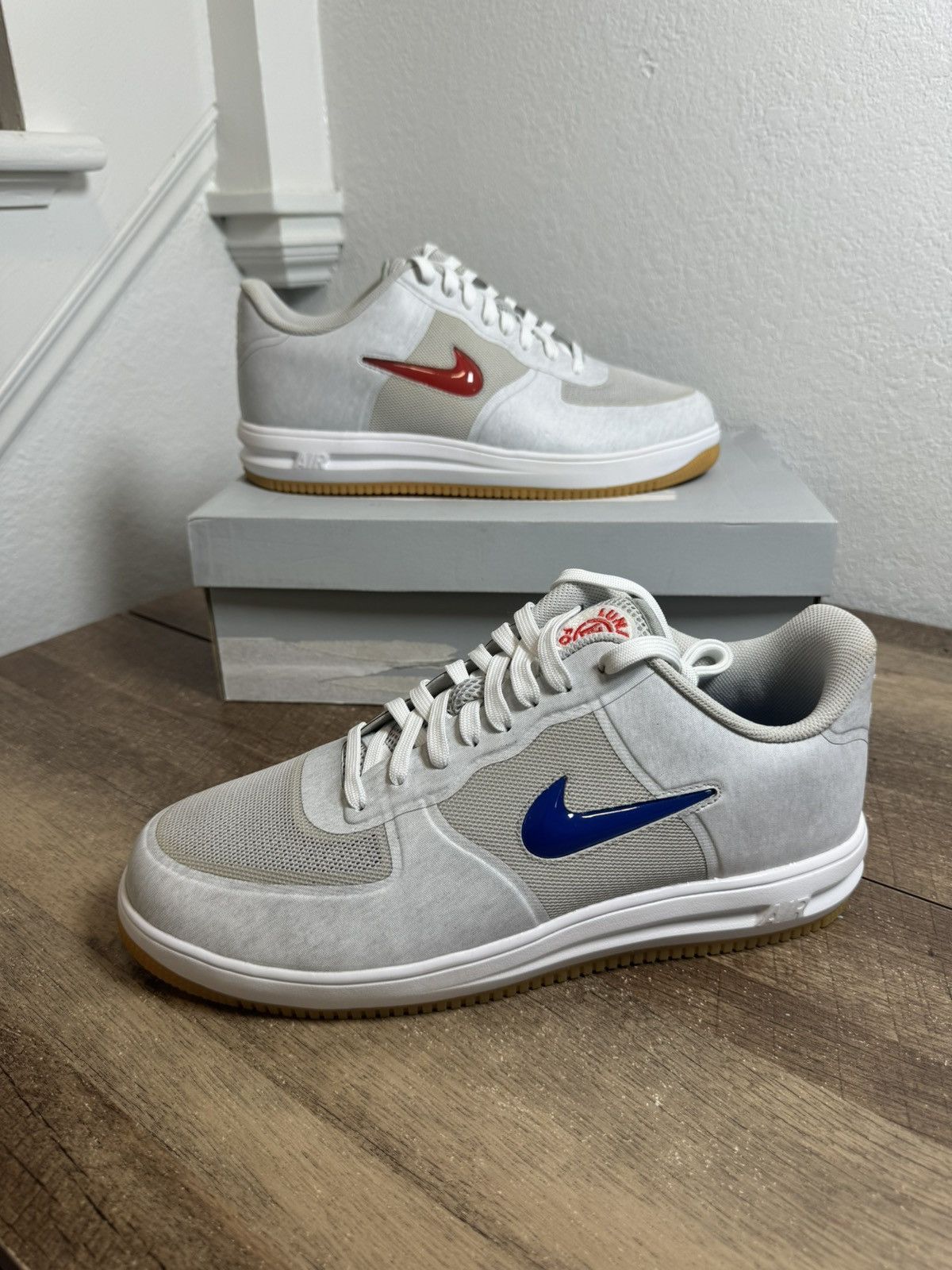 Nike SAMPLE NIKE 2015 AIR FORCE 1 LUNAR CLOT Size 12 RARE NEW Size US 12 / EU 45 - 2 Thumbnail