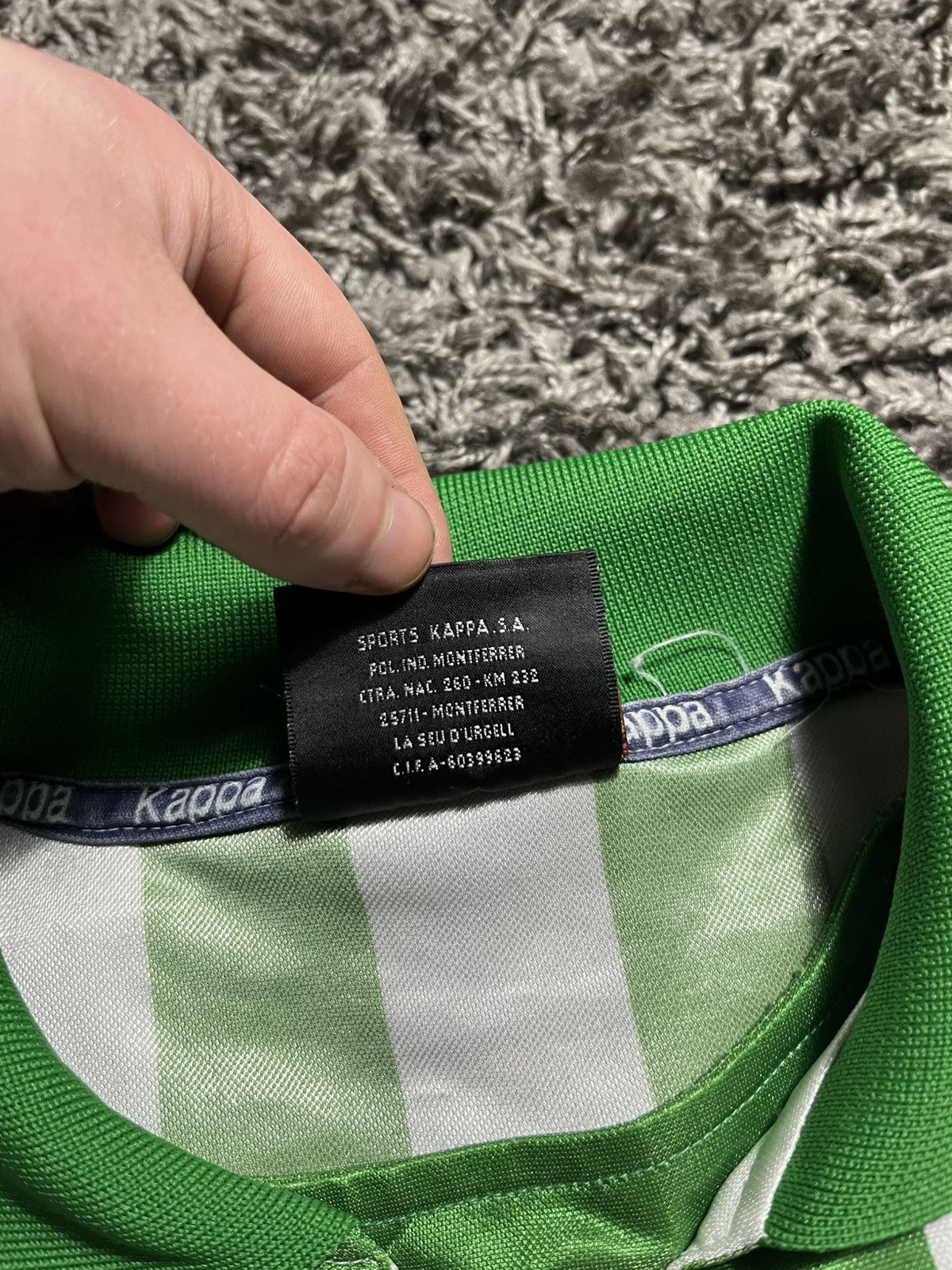 Kappa KAPPA REAL BETIS 1999/2000 HOME FOOTBALL JERSEY Size US XS / EU 42 / 0 - 4 Thumbnail
