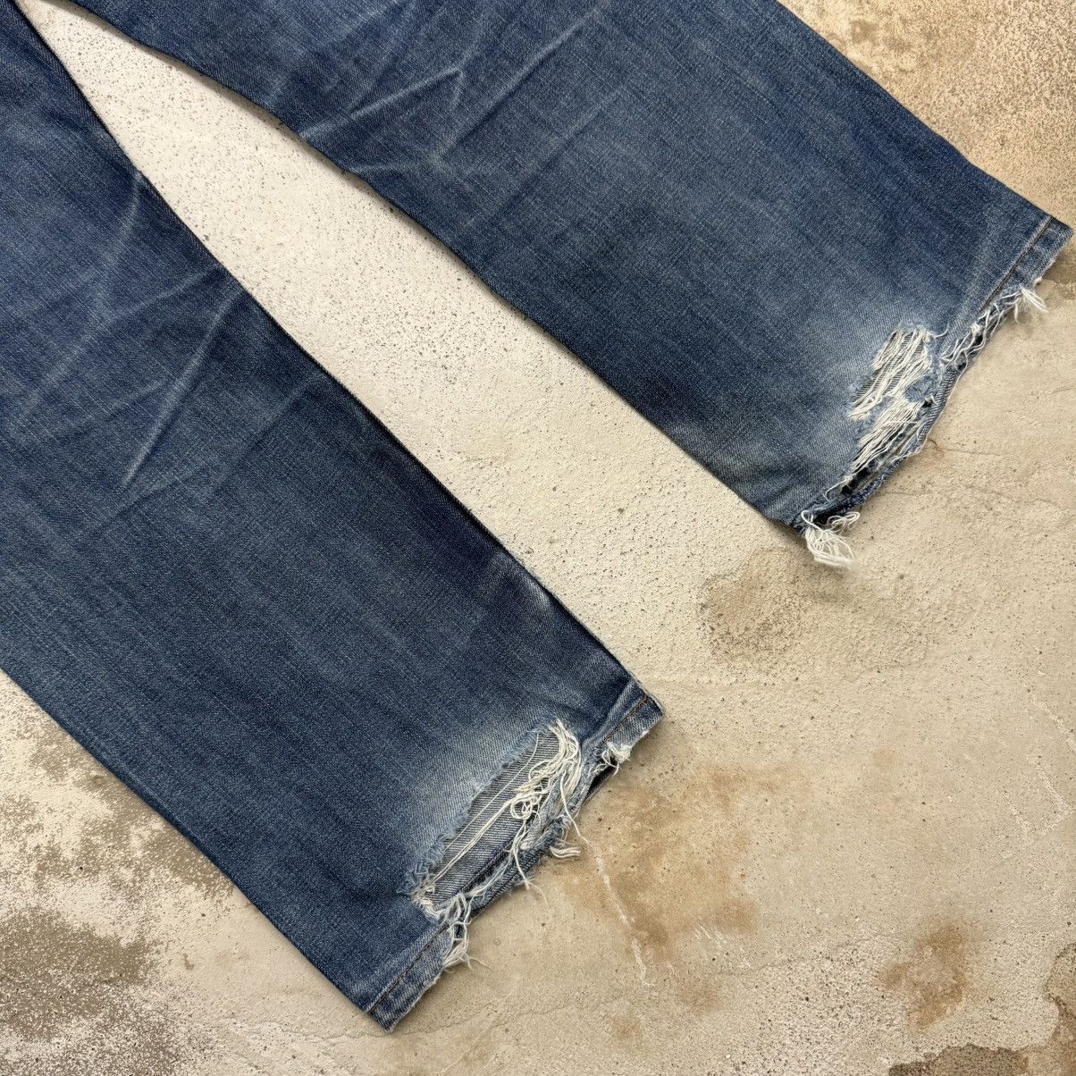 Levi's Vintage 98’s Levis 509 Distressed Buttonfly Denim Pants Size US 33 - 14 Thumbnail