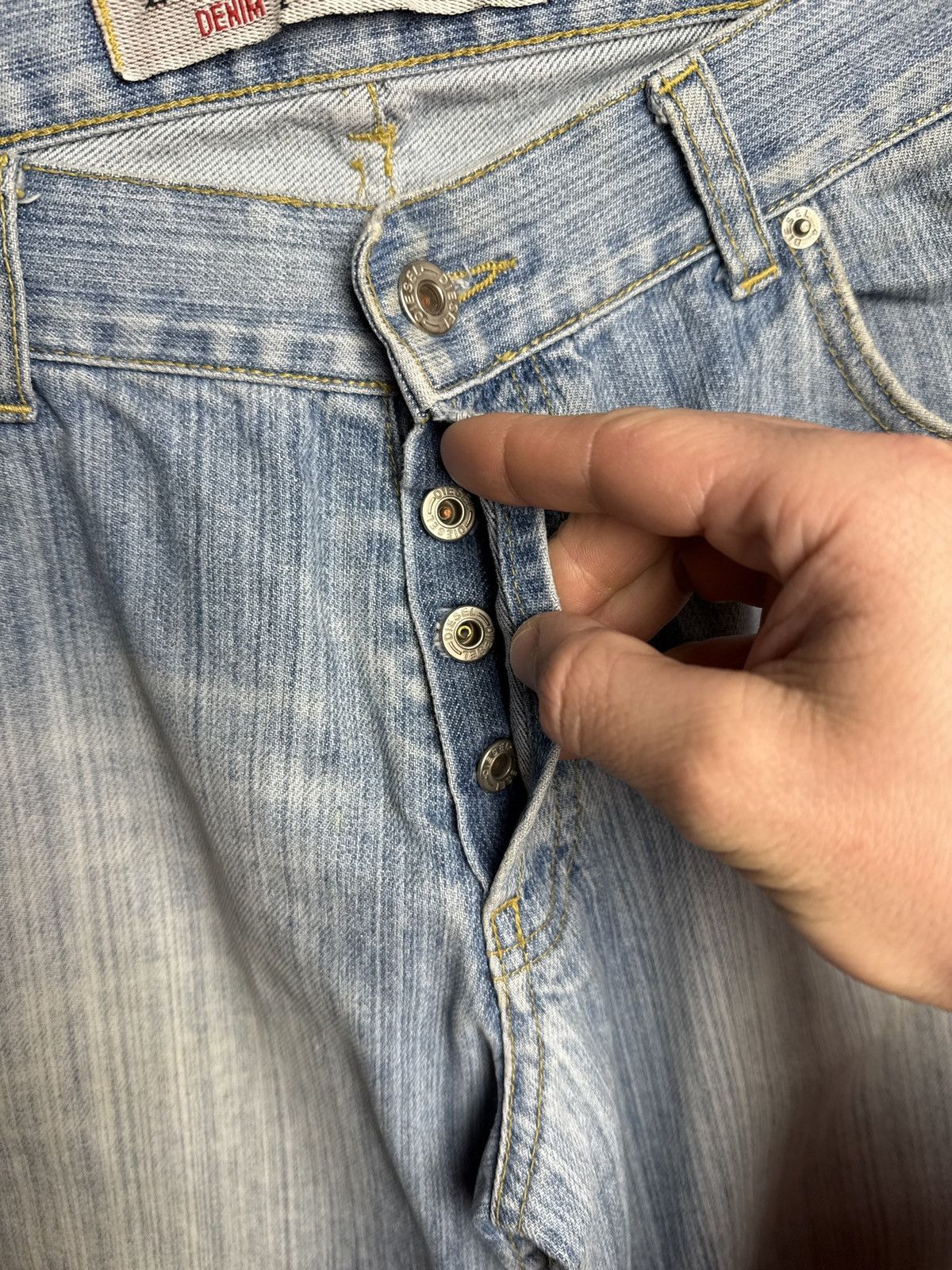 Diesel Crazy Vintage Diesel Faded Washed Jeans Size US 32 / EU 48 - 9 Thumbnail