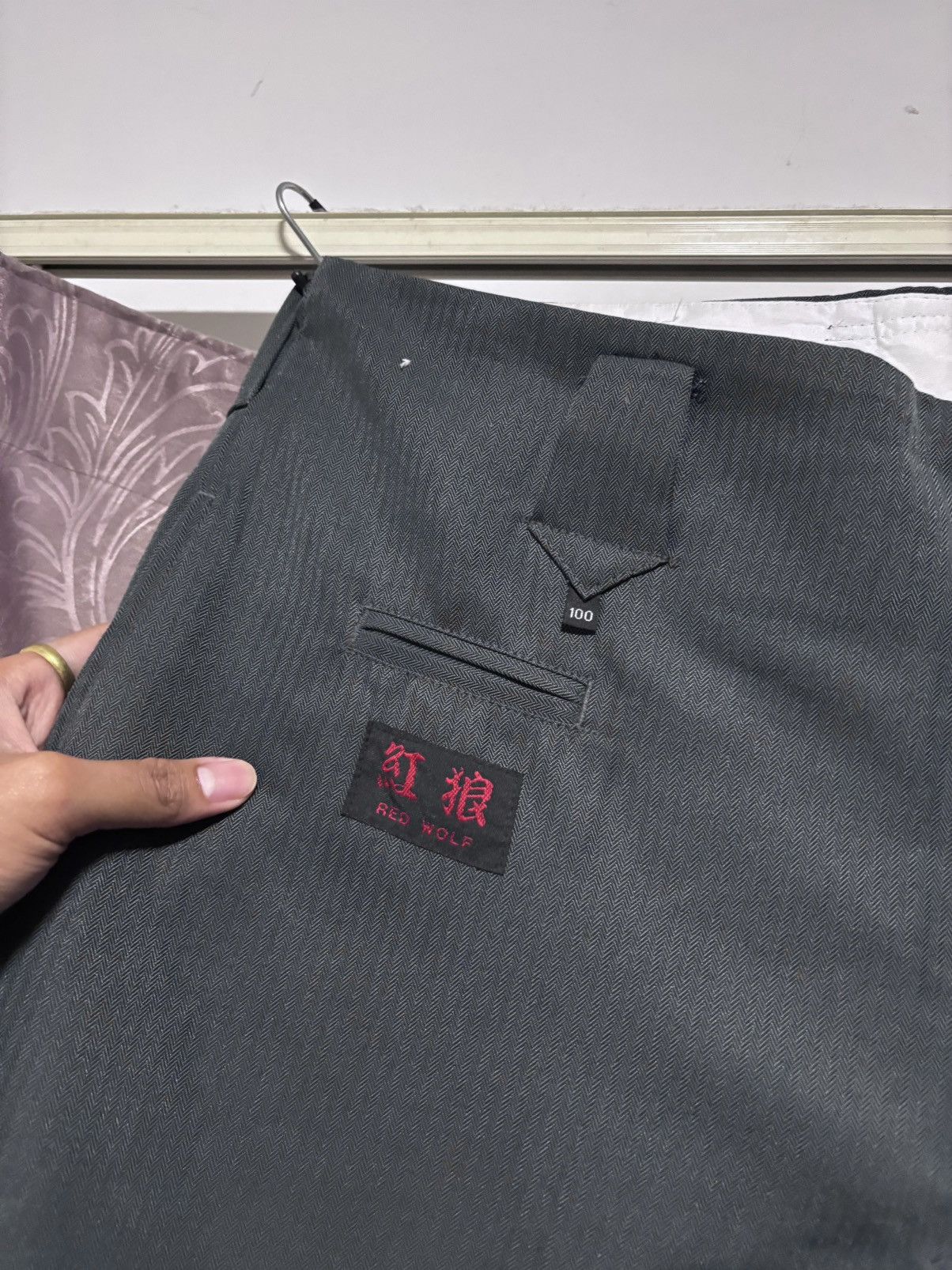 If Six Was Nine RED WOLF TOBI PANTS JAPANESE WORKWEAR Size US 37 - 6 Thumbnail