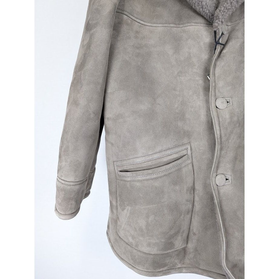 Gucci o1rshd1 Caban Curly Shearling in Grey Size US L / EU 52-54 / 3 - 5 Thumbnail