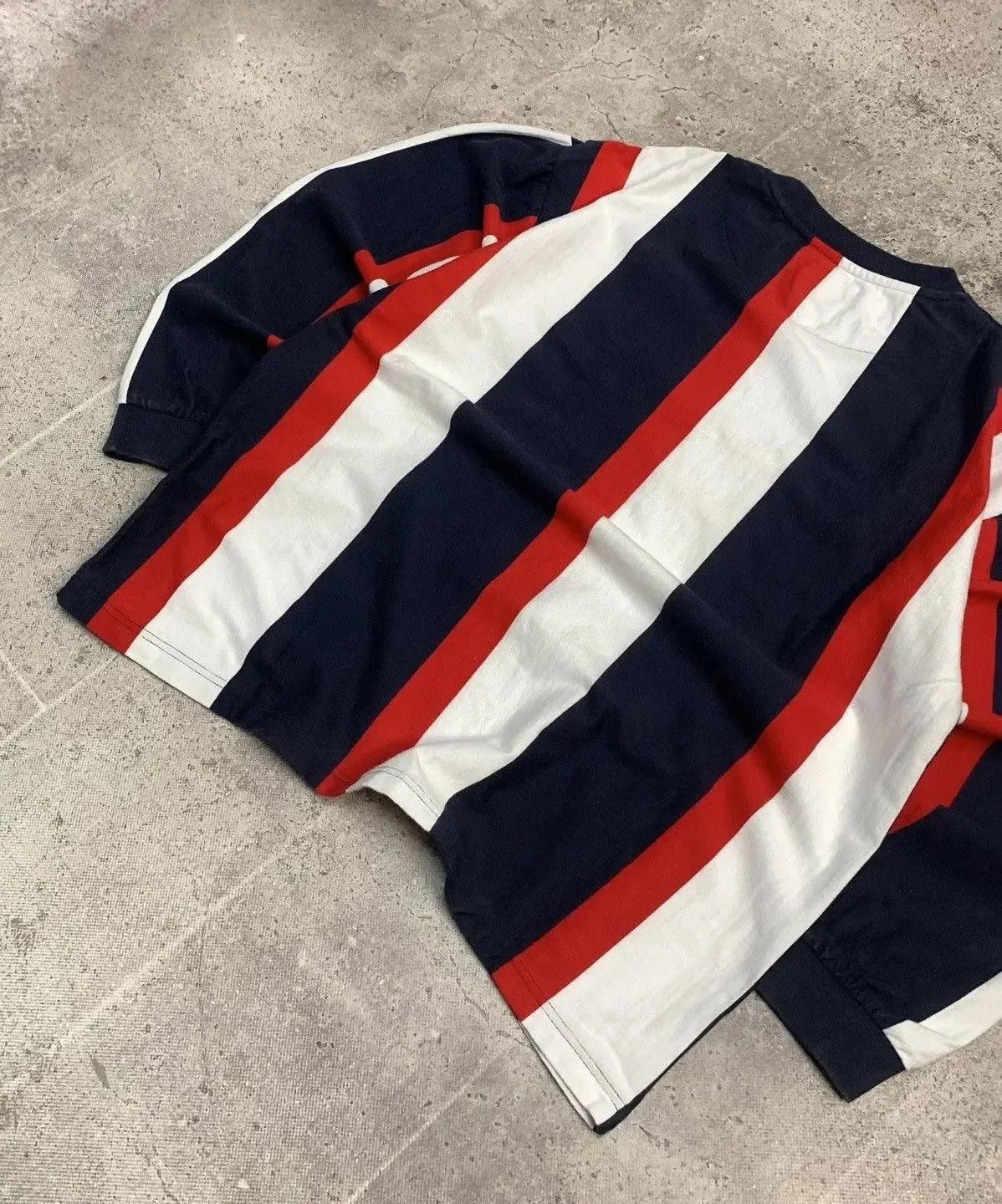 Karl Kani × Vintage Vintage Karl Kani rap denim long sleeve big logo y2k Size US L / EU 52-54 / 3 - 13 Thumbnail