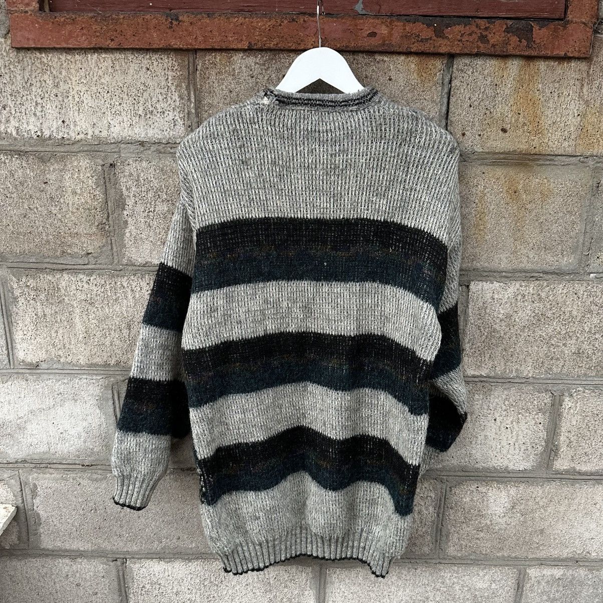 Aran Isles Knitwear Vintage Knit Wool Sweater Abstractive Y2K 00s USA Hype Trend Size US L / EU 52-54 / 3 - 2 Thumbnail