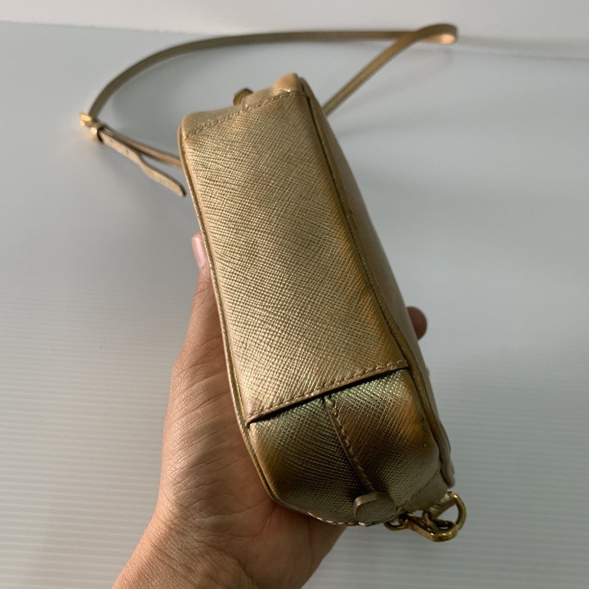 Prada Prada Mini Leather Slingbag Size ONE SIZE - 8 Thumbnail
