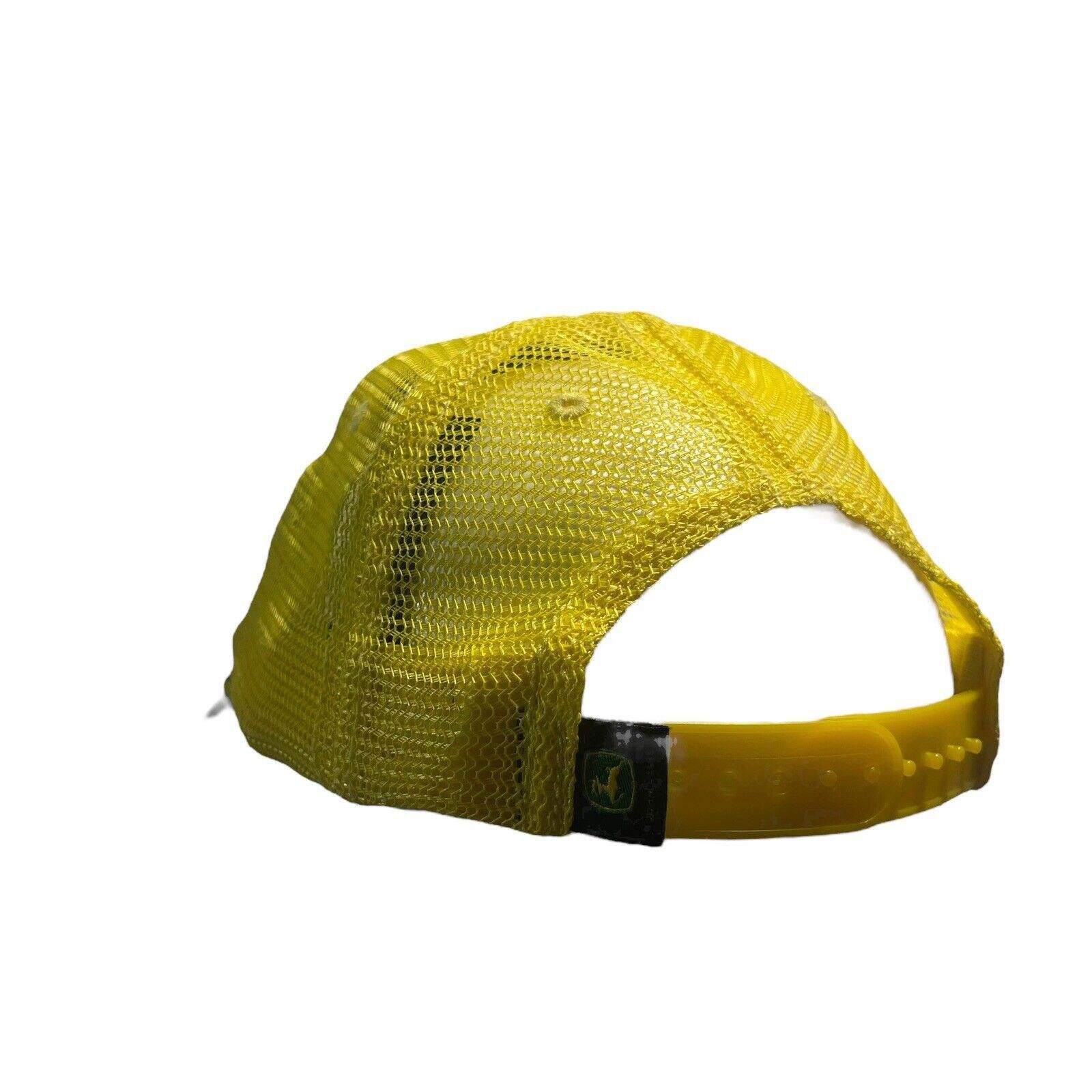 John Deere Toddler JOHN DEERE Hat Green Yellow Mesh Adjustable SnapBack Size ONE SIZE - 3 Thumbnail