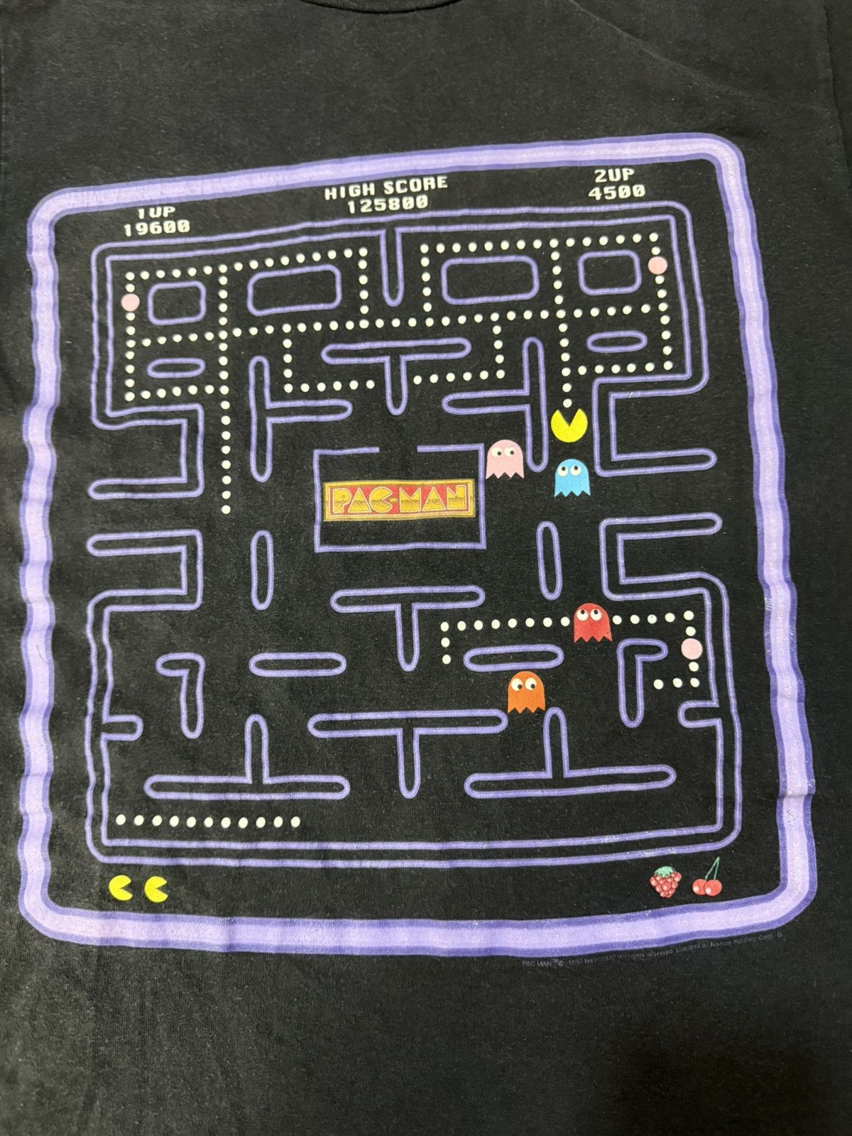 Vintage Vintage 90s Pac-Man T-Shirt Kids Youth Size US S / EU 44-46 / 1 - 5 Thumbnail
