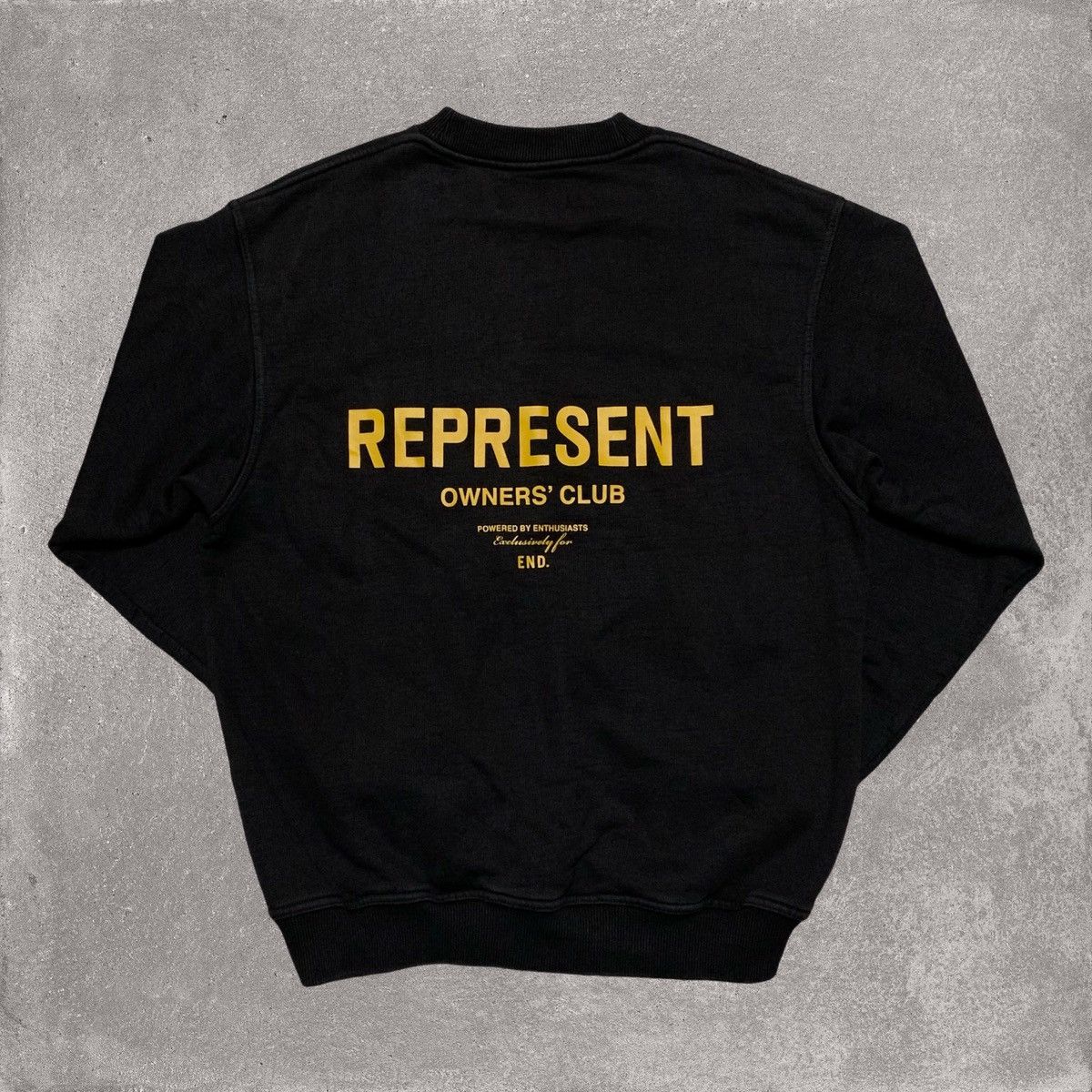 Represent Clo. Represent Medium Owners Club End Clothing Black Sweater Size US M / EU 48-50 / 2 - 1 Thumbnail