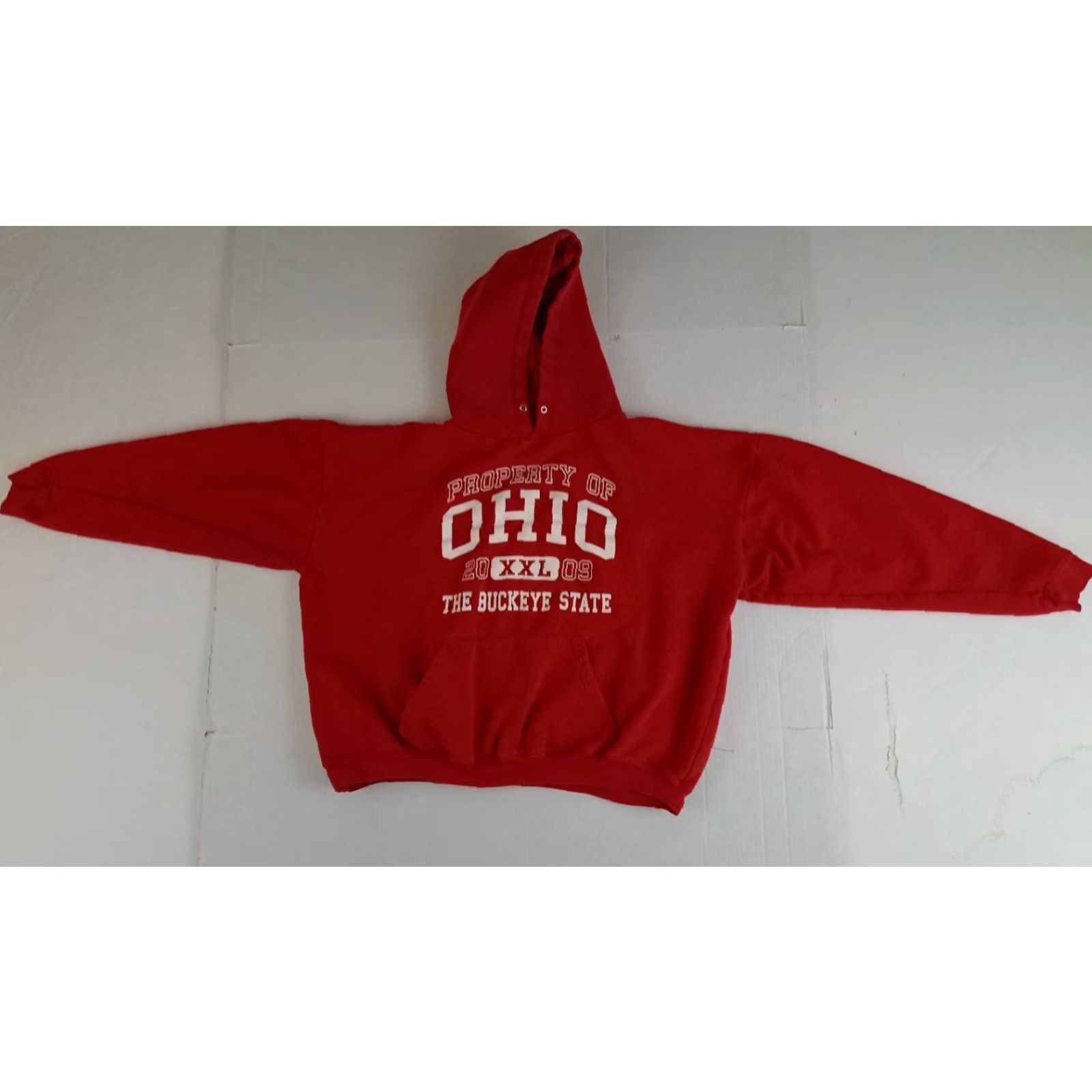 Vintage VINTAGE Ohio State Buckeyes Hoodie Sweatshirt Red 2XL Spirit Co. Unisex Adults Pullover Hoodie Mens Womens Size US XXL / EU 58 / 5 - 2 Thumbnail