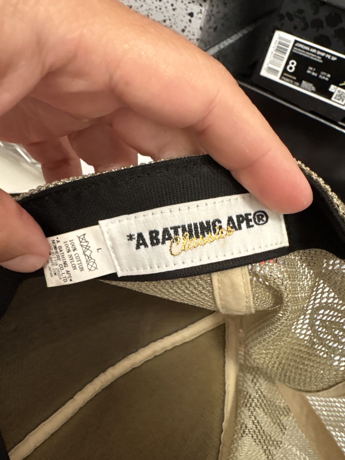 Bape Puzzle Camo Mesh Cap Size ONE SIZE - 4 Thumbnail