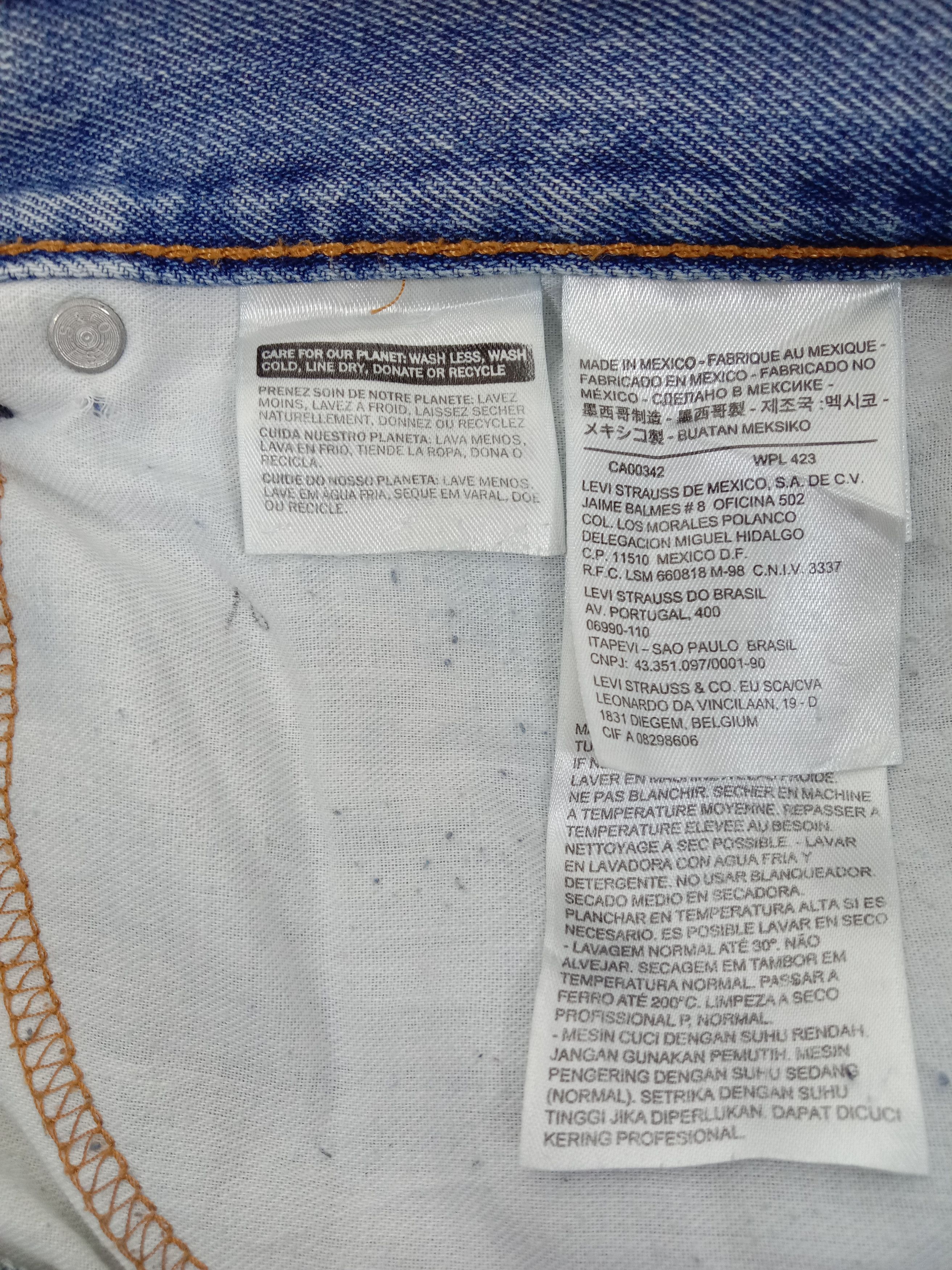 Levi's Vintage Levi’s 505 Jeans Blue Wash Regular Fit Denim Size US 34 / EU 50 - 11 Thumbnail