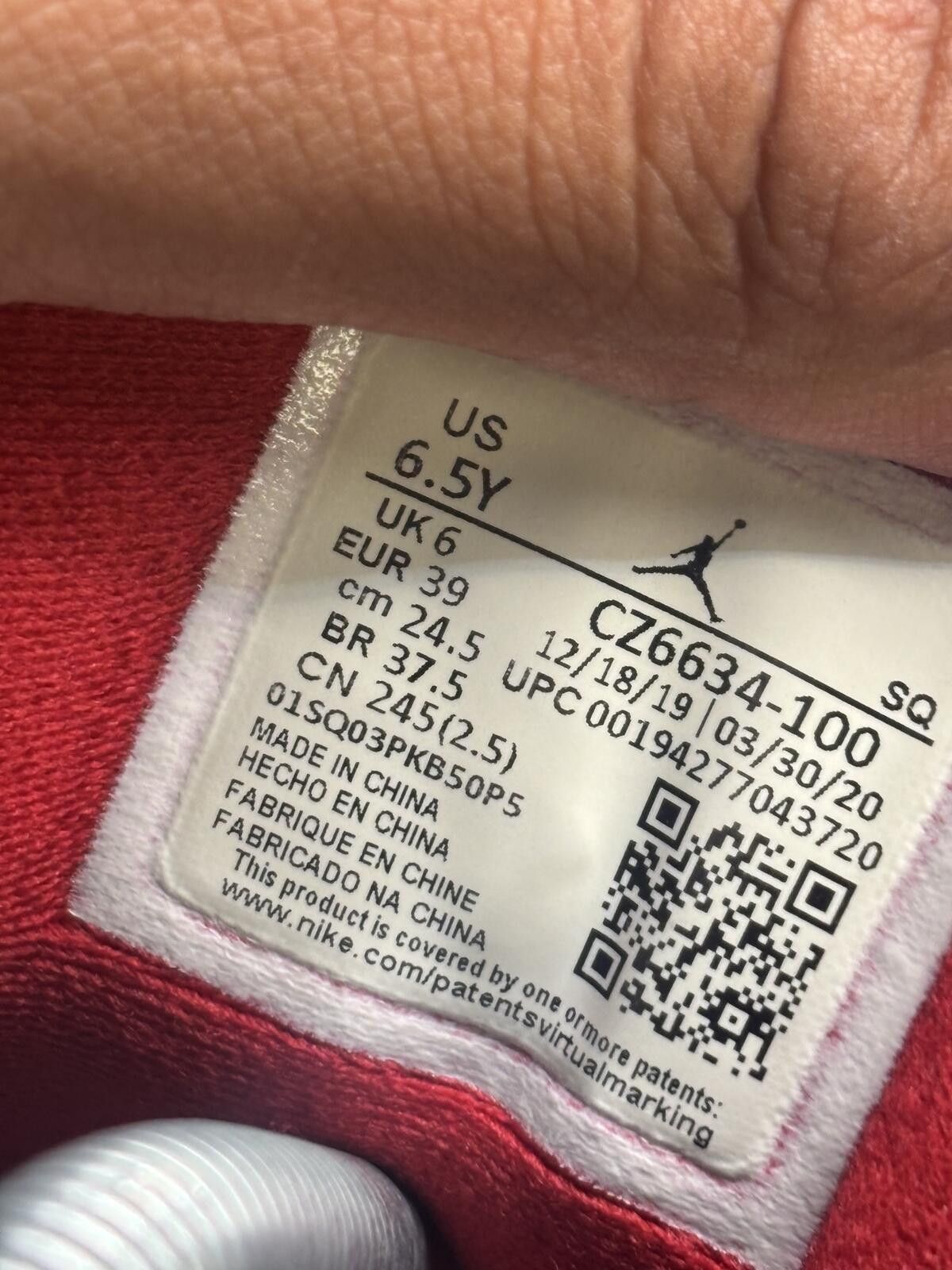 Jordan Brand Air Jordan 3 SE fire red denim Gs Size US 6.5 / EU 39-40 - 6 Thumbnail