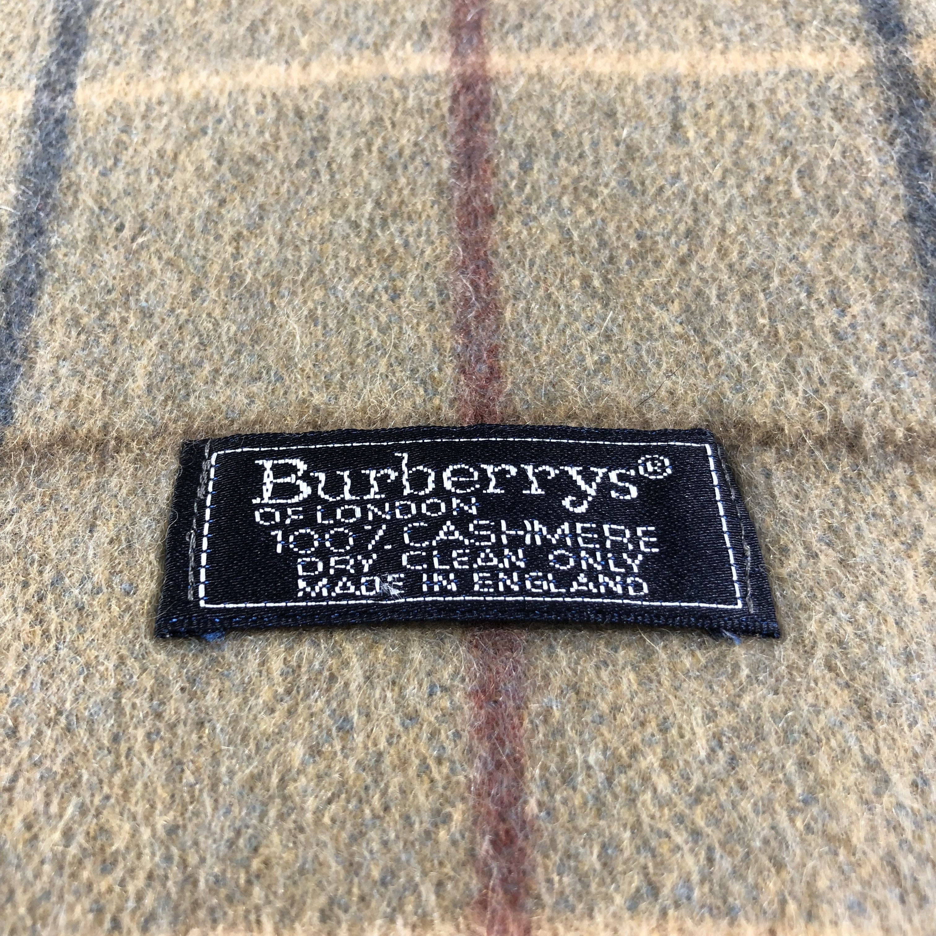 Burberry Burberrys Cashmere Scarf Muffler V1615 Size ONE SIZE - 4 Thumbnail