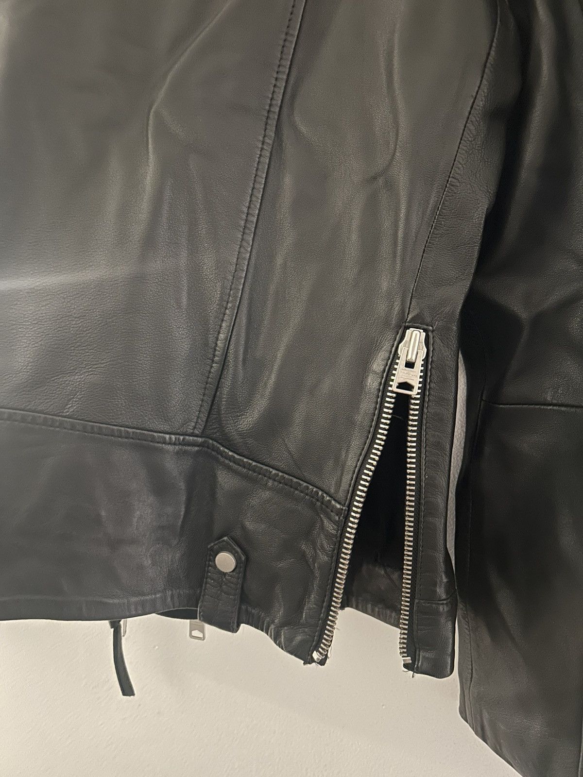 Allsaints Allsaints Prospect Leather Biker Size US M / EU 48-50 / 2 - 6 Thumbnail
