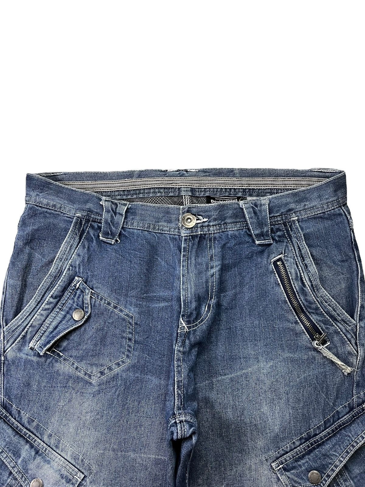 Japanese Brand Vintage Japanese Brand Tactical Cargo Loose Jeans Size US 34 / EU 50 - 4 Thumbnail