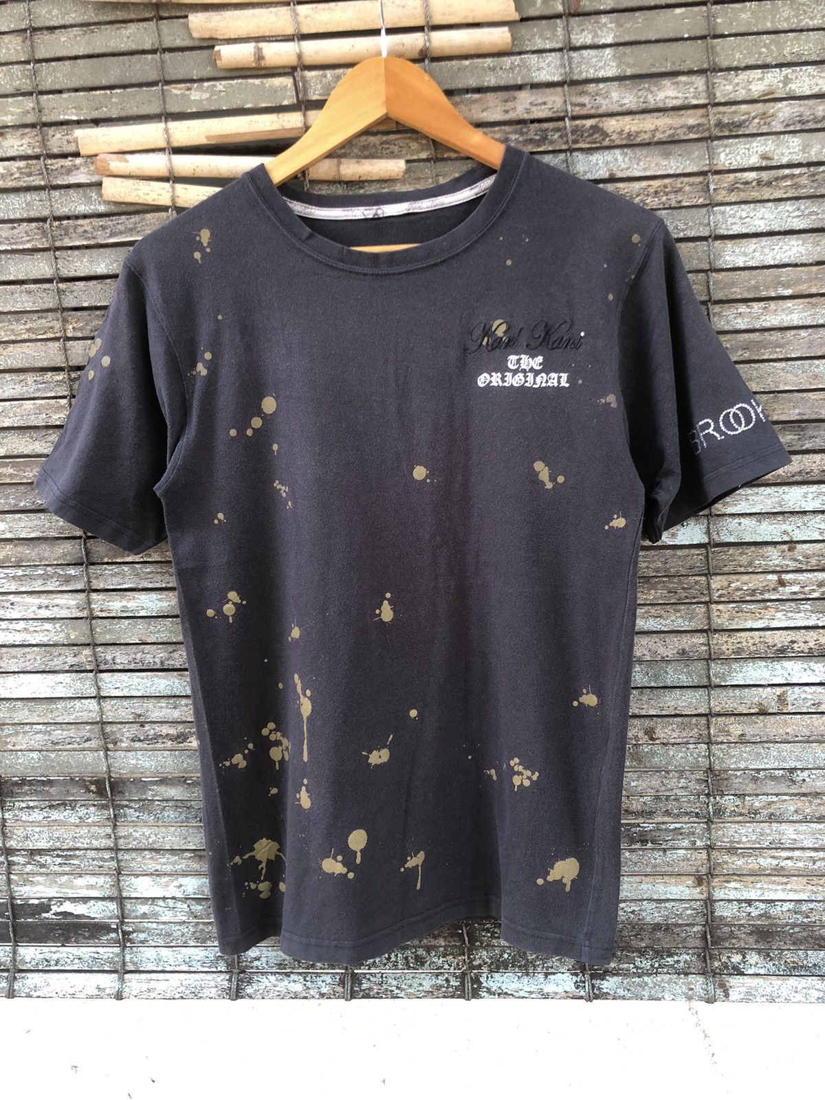 Japanese Brand 🔥Vintage Y2K🔥Karl Kani King Of Black Tshirts Size US S / EU 44-46 / 1 - 16 Thumbnail