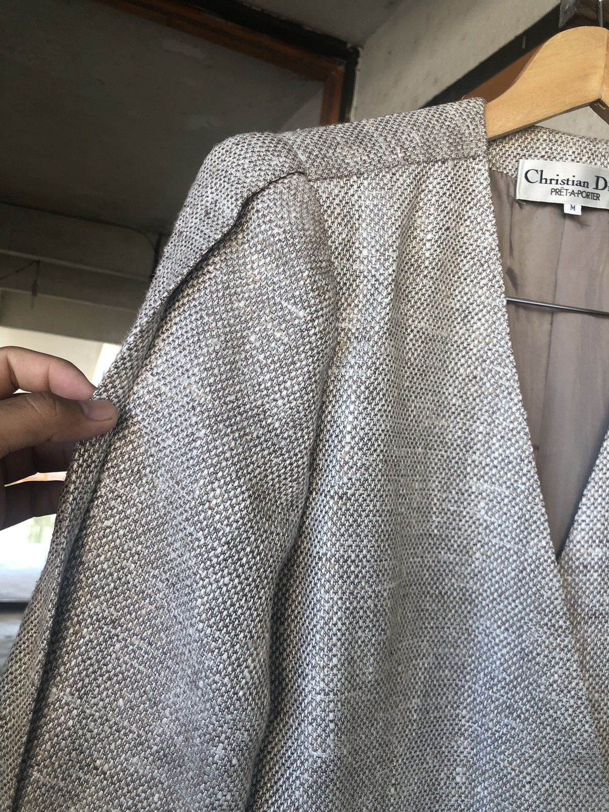 Christian Dior Monsieur Vintage Christian Dior Tweed Cupra Blazer Jacket Size M / US 6-8 / IT 42-44 - 5 Thumbnail