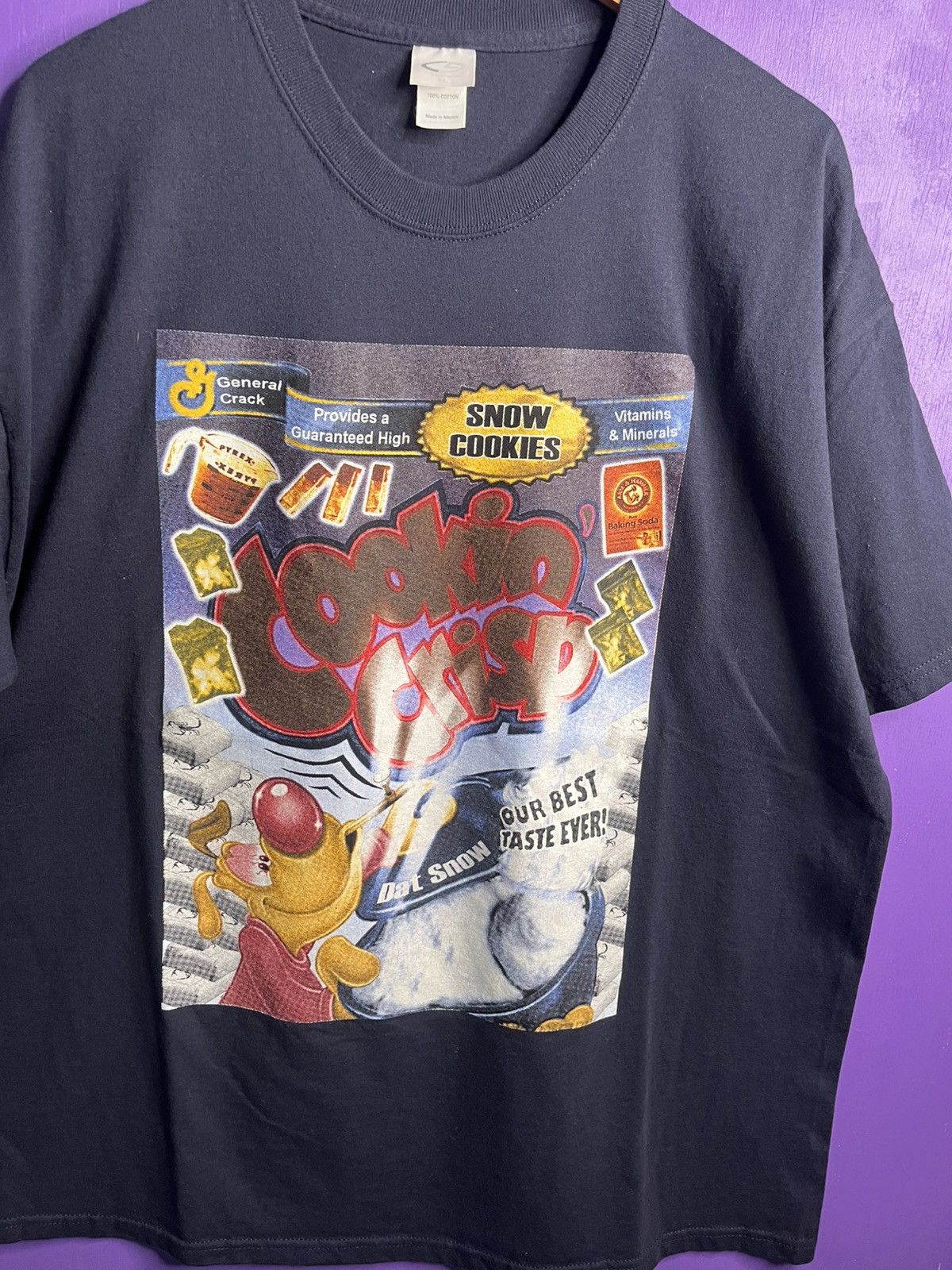 Vintage Vintage 00s Cookin Crisp snow cookies drug tee Size US XL / EU 56 / 4 - 3 Thumbnail
