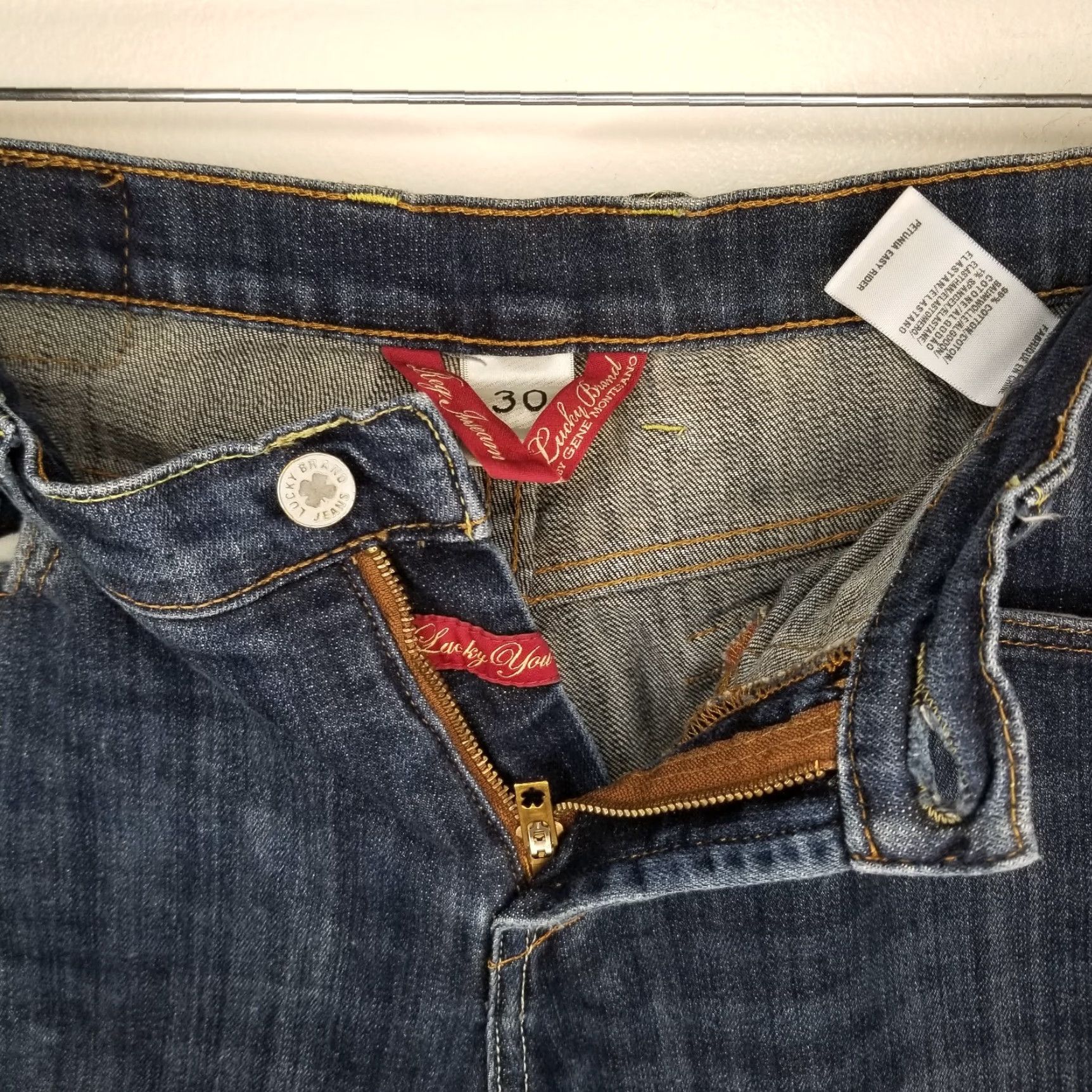 Lucky Brand Lucky Brand Women's Jeans Size 30 Straight Fit Blue Denim Womens Size 30" / US 8 / IT 44 - 3 Thumbnail