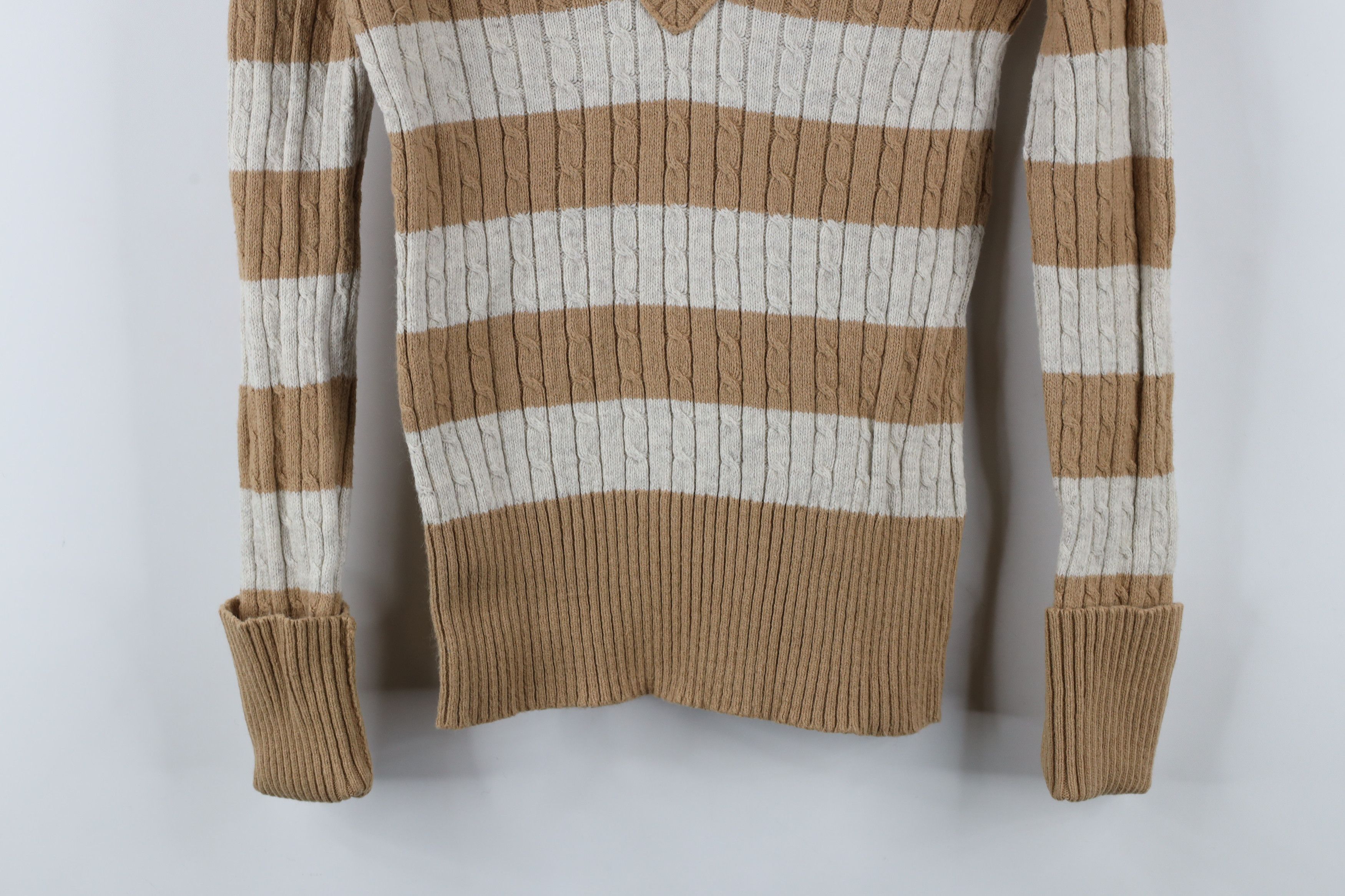 American Eagle Outfitters × Vintage Vintage Y2K American Eagle Outfitters Cable Knit Sweater Size M / US 6-8 / IT 42-44 - 3 Thumbnail