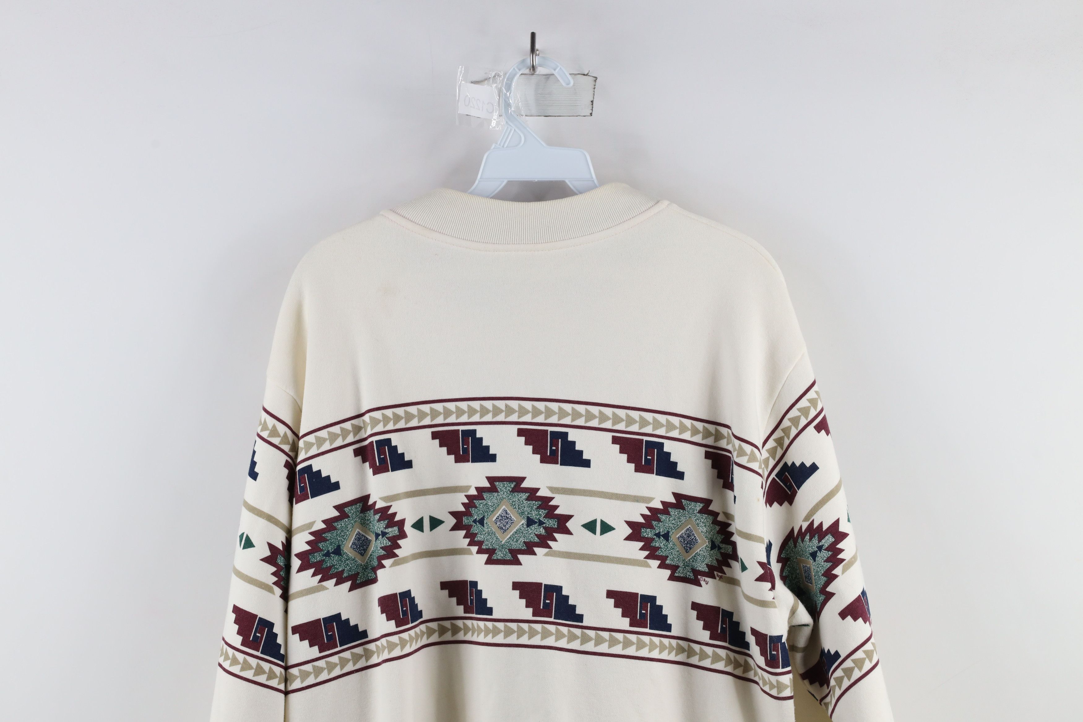 Vintage Vintage 90s Art Unlimited Southwestern Cardigan Sweatshirt Size US L / EU 52-54 / 3 - 15 Thumbnail
