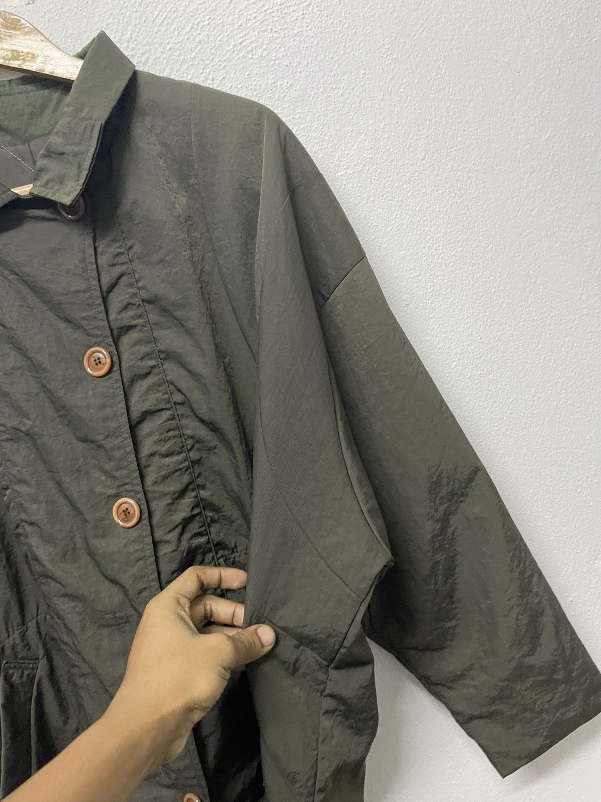 Yohji Yamamoto 1990s Y’S COLLECTION YOHJI YAMAMOTO BUTTON UP JACKET Size US L / EU 52-54 / 3 - 11 Thumbnail
