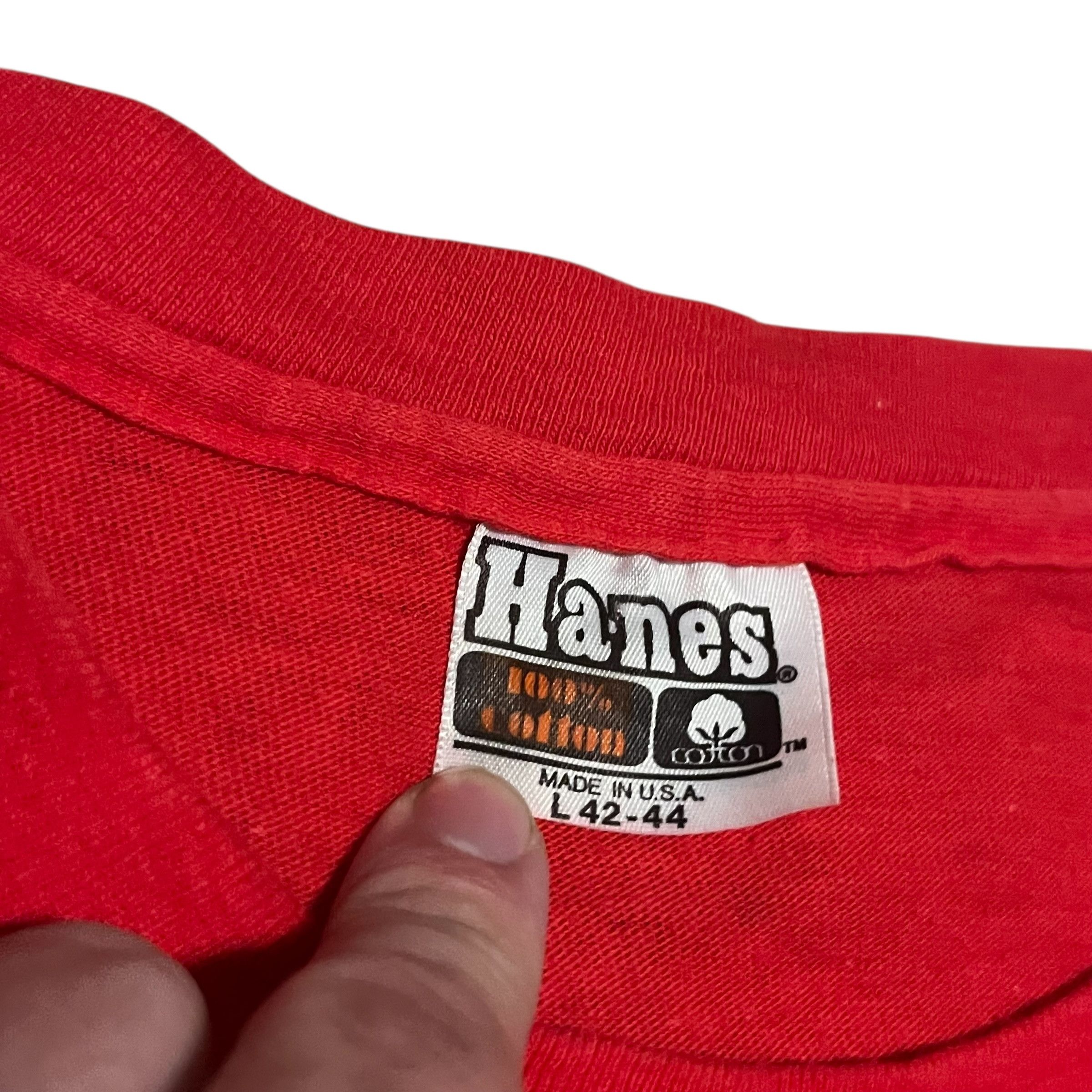 Hanes × Vintage VINTAGE Marine Corps Bar Bulldog T Shirt Size US L / EU 52-54 / 3 - 2 Thumbnail