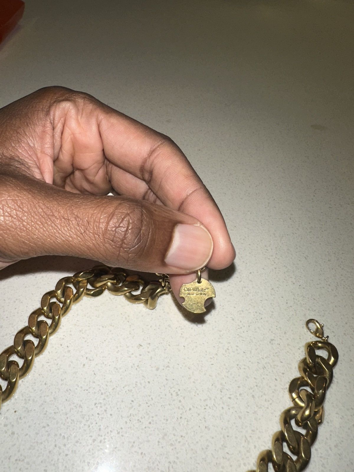 Off-White Off white arrow chain necklace Size ONE SIZE - 3 Thumbnail