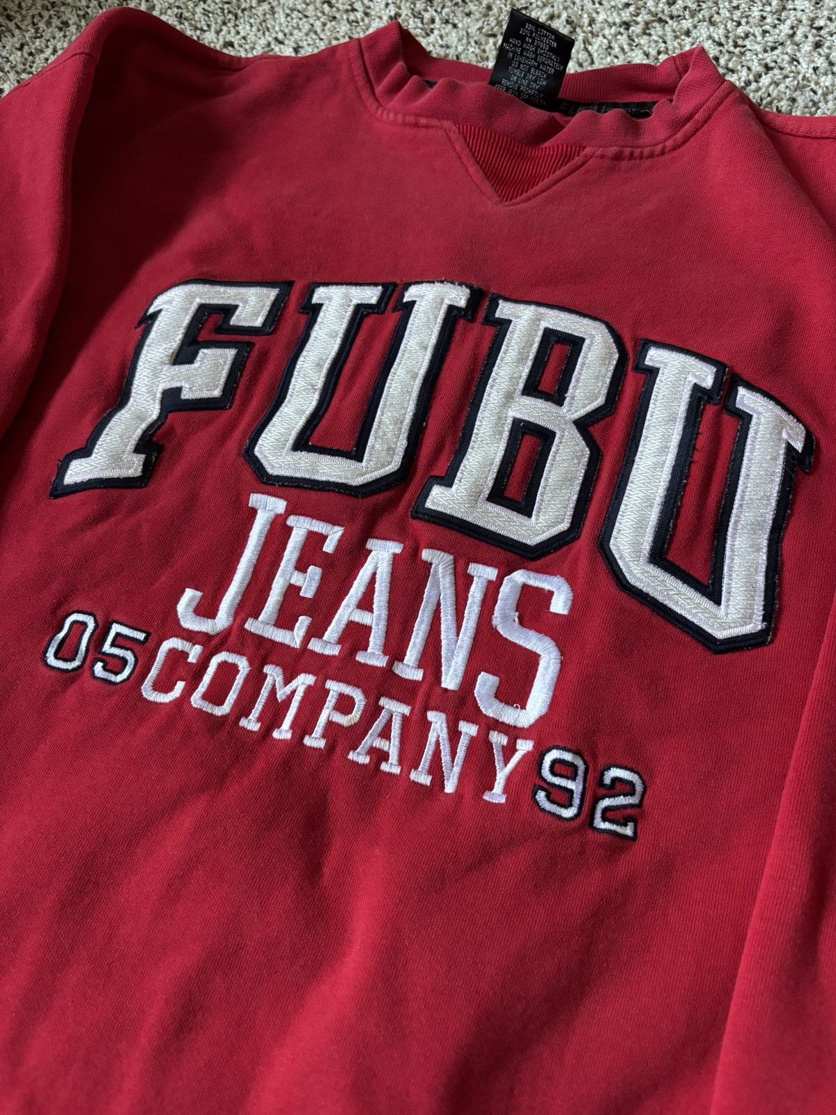 Fubu Vintage Embroidered XL Red F.U.B.U Crewneck Sweatshirt Size US XL / EU 56 / 4 - 2 Thumbnail