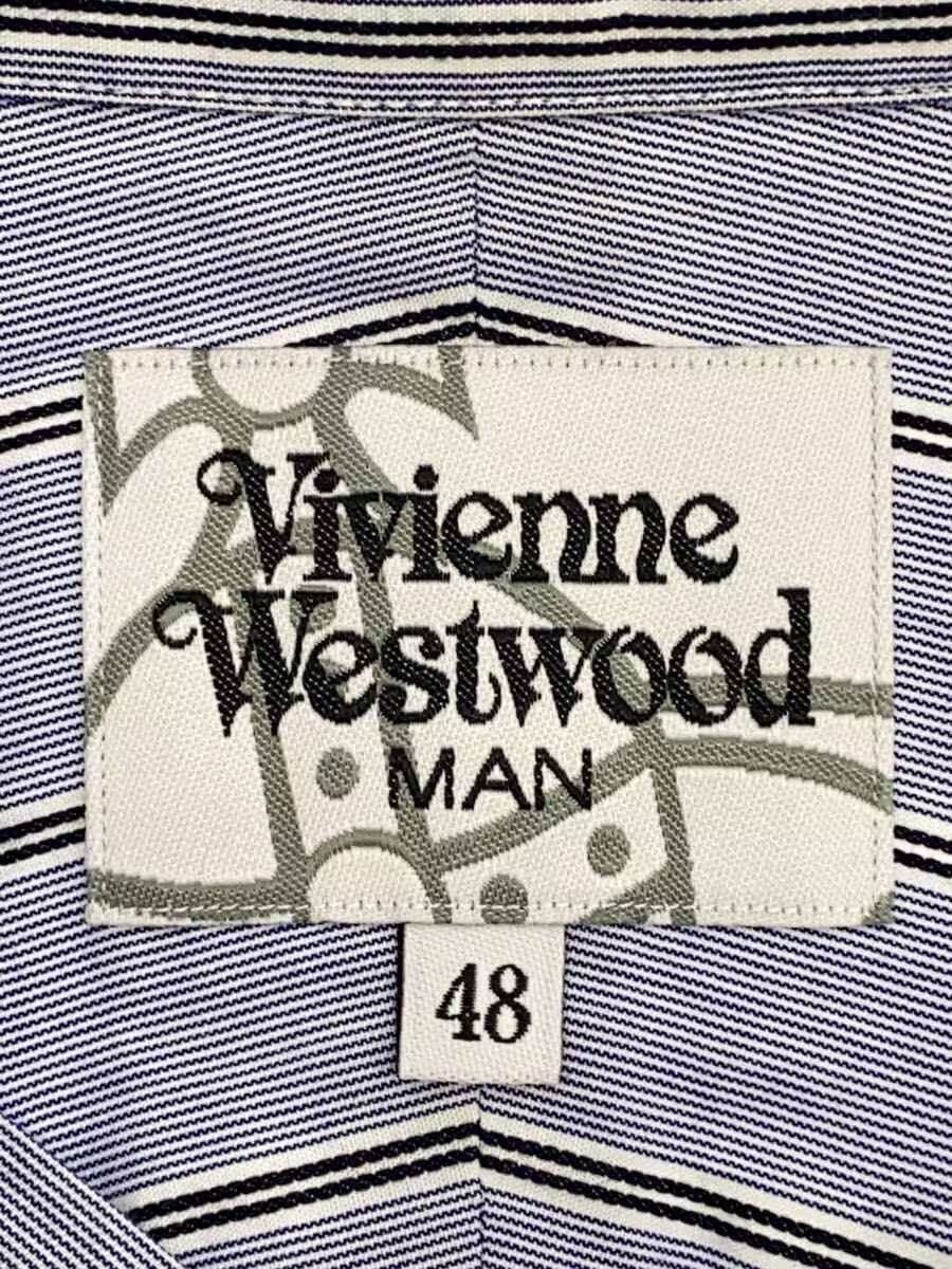 Vivienne Westwood Striped Orb Button Shirt Size US M / EU 48-50 / 2 - 4 Thumbnail
