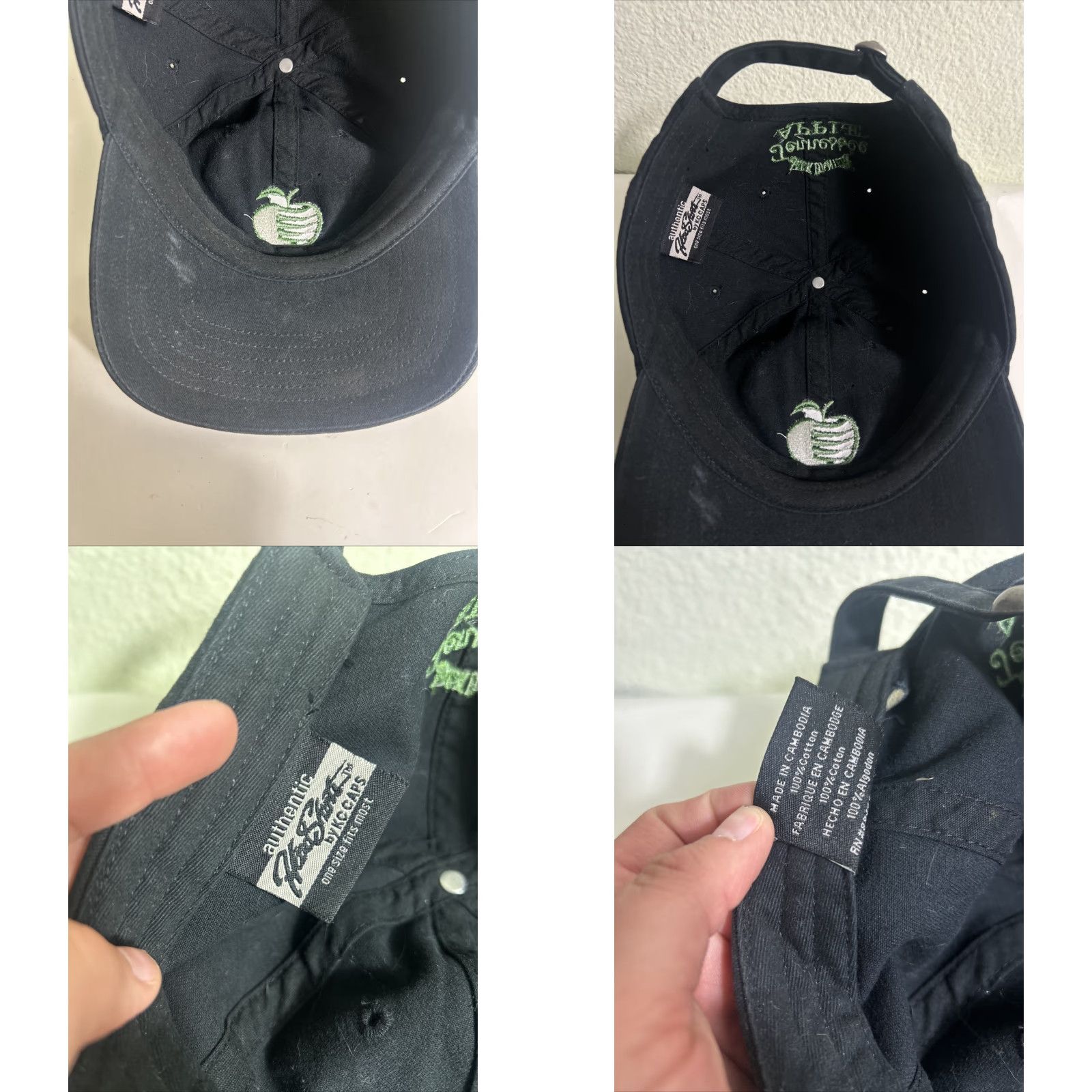 Apple JACK DANIEL'S TENNESSEE APPLE HAT Baseball Cap Men Adjustable Black Cotton Embroidered logo KC Caps HeadStart Size ONE SIZE - 9 Thumbnail