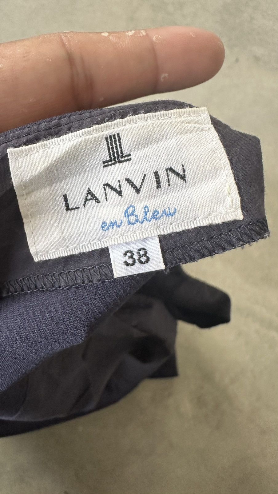 Lanvin LANVIN EN BLEU BLOUSE Size S / US 4 / IT 40 - 4 Thumbnail