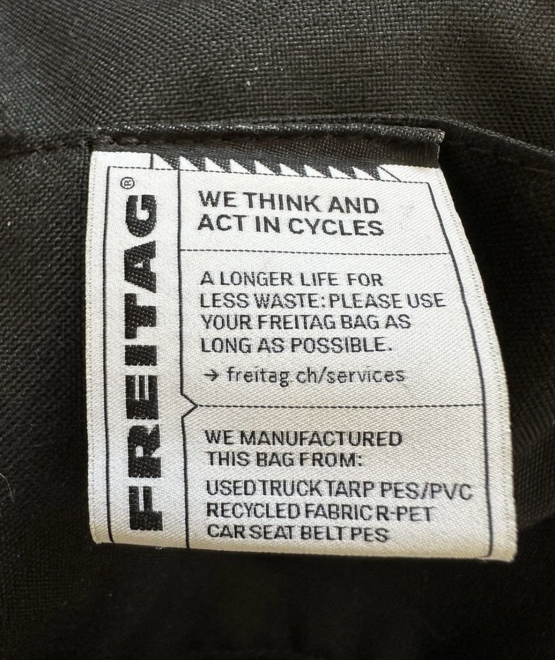 Freitag FREITAG F49 Unisex Backpack Blue/Yellow! Size ONE SIZE - 10 Thumbnail