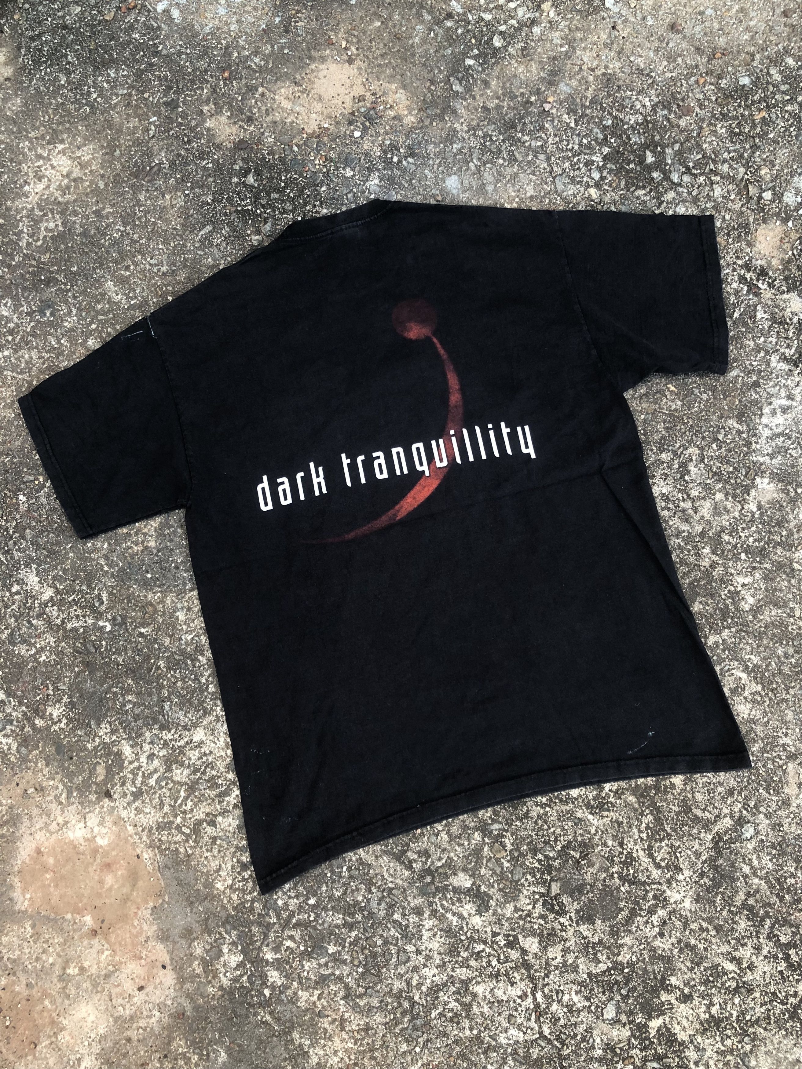 Vintage 🔥Vtg Y2K DARK TRANQUILLITY Hours Passed Metal Band T-Shirt Size US L / EU 52-54 / 3 - 2 Thumbnail