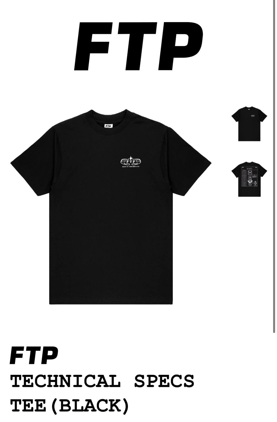 Fuck The Population FTP Rolex logo tee black L Size US L / EU 52-54 / 3 - 3 Thumbnail