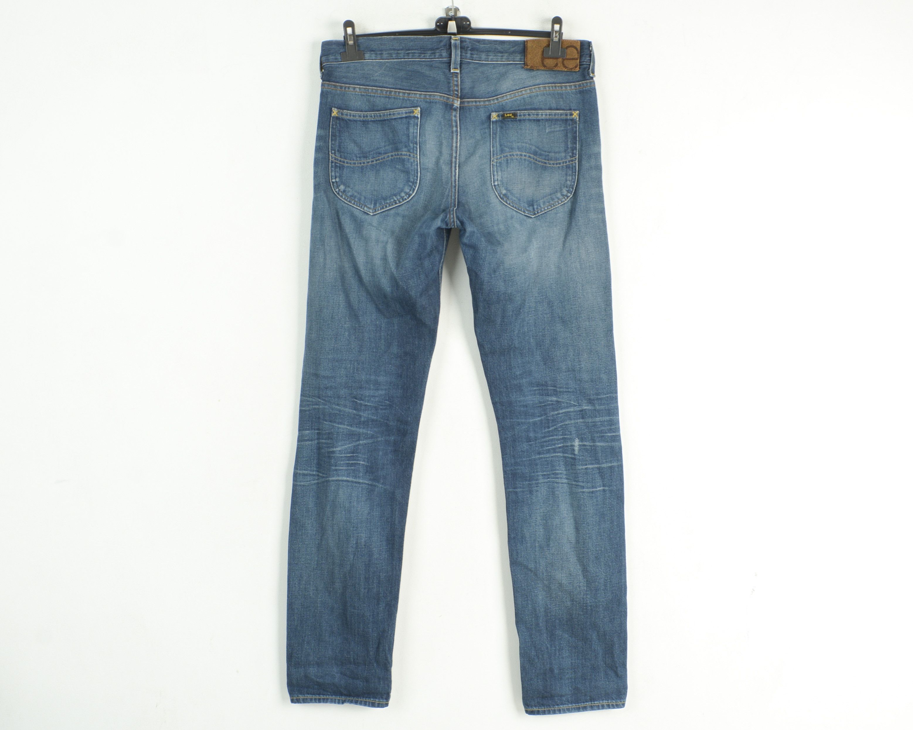 Lee 101S Righthand Twill 13 oz 7 Dips Pure White Selvage W33 L34 Size US 33 - 3 Thumbnail