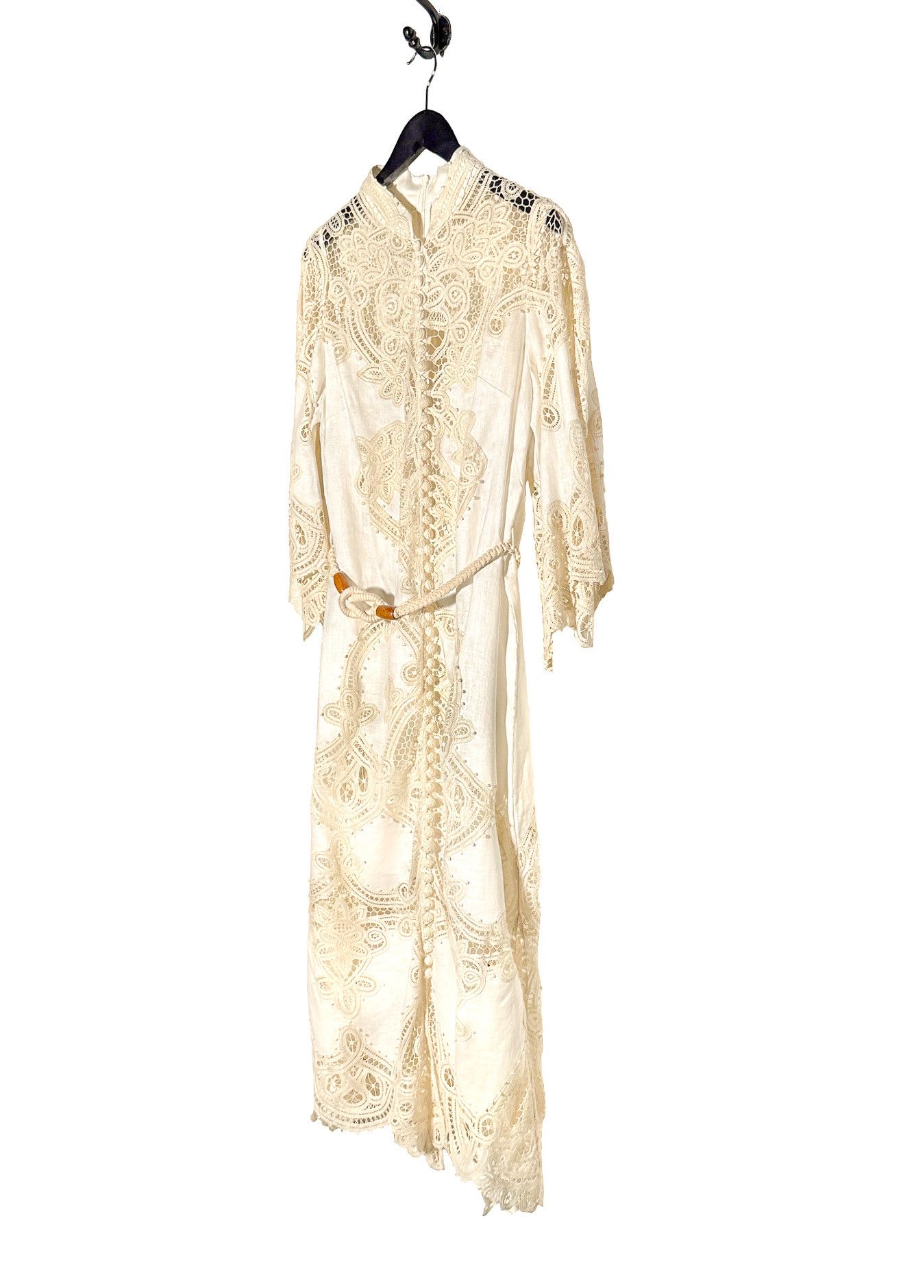 Zimmermann Zimmermann Crocheted Embroidered Tiggy Shirt Dress - Size 3 Size L / US 10 / IT 46 - 2 Thumbnail
