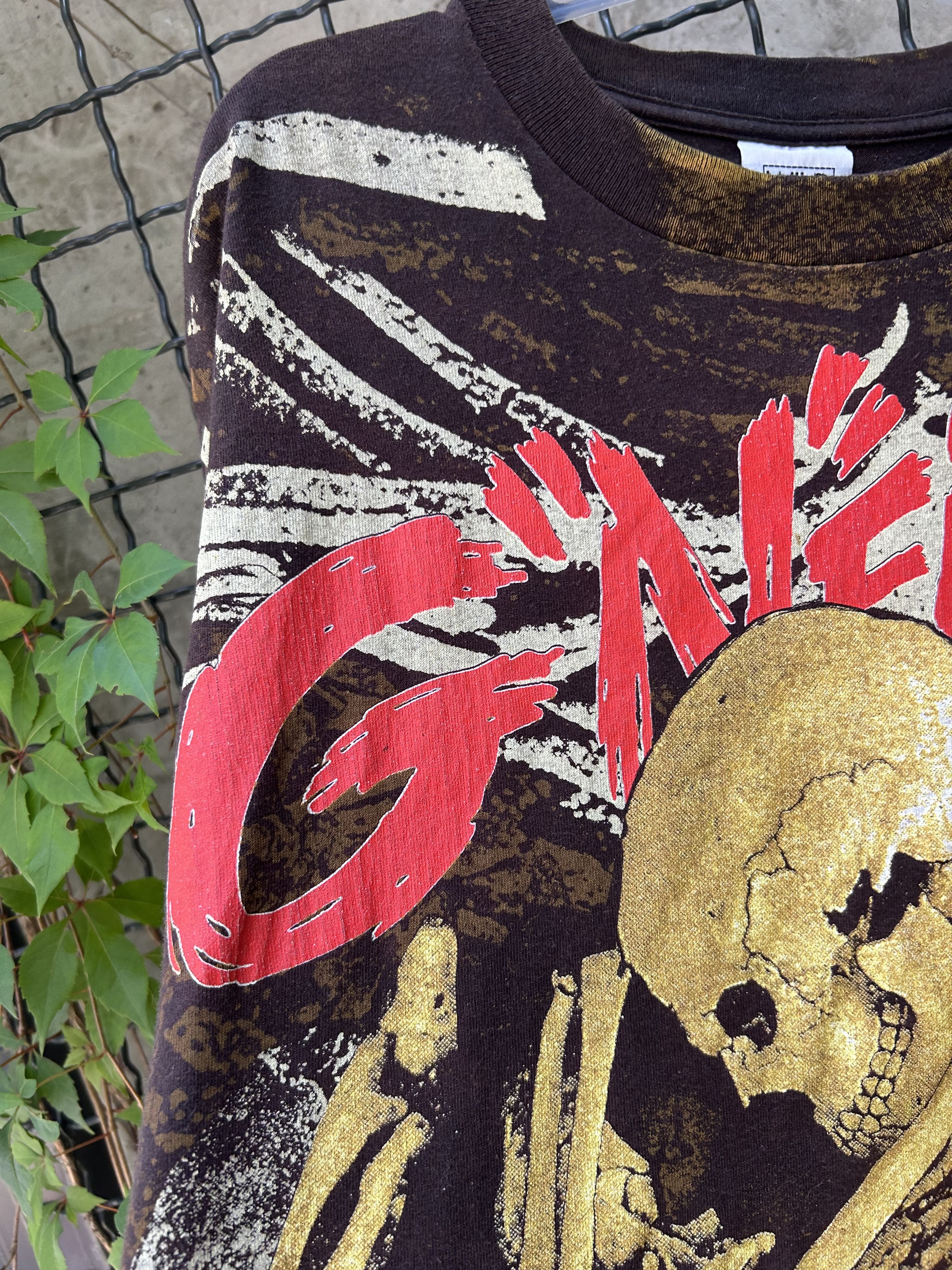 Band Tees Vintage 1992 Guns N Roses Rock Band All Over Print T-shirt Size US XL / EU 56 / 4 - 12 Thumbnail